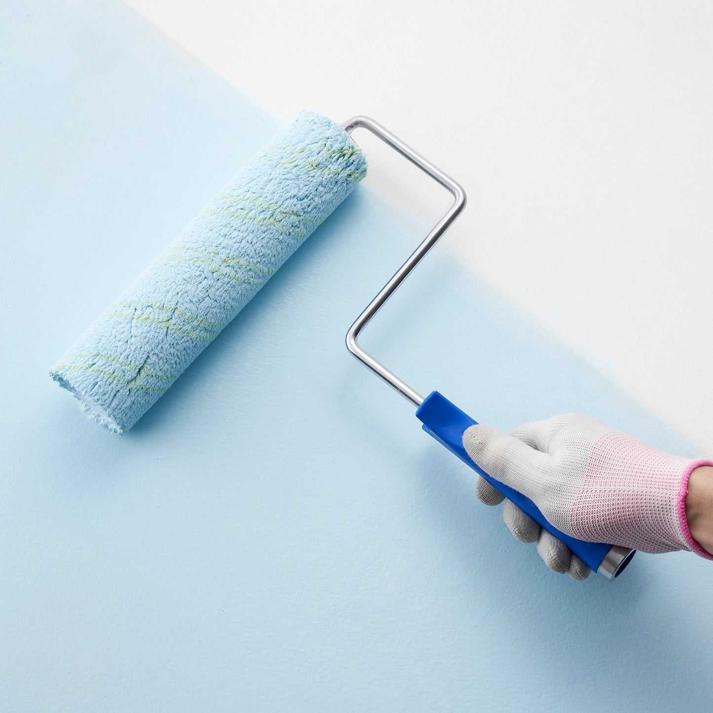 Paint Roller Kit, 19 Piece Paint Roller Set, 4" and 9" Paint Rollers with 3/8" Naps, Paint Roller Frames, Paint Tray, Roller Covers, Paint Kit for Painting Walls, Professional or Home Owners