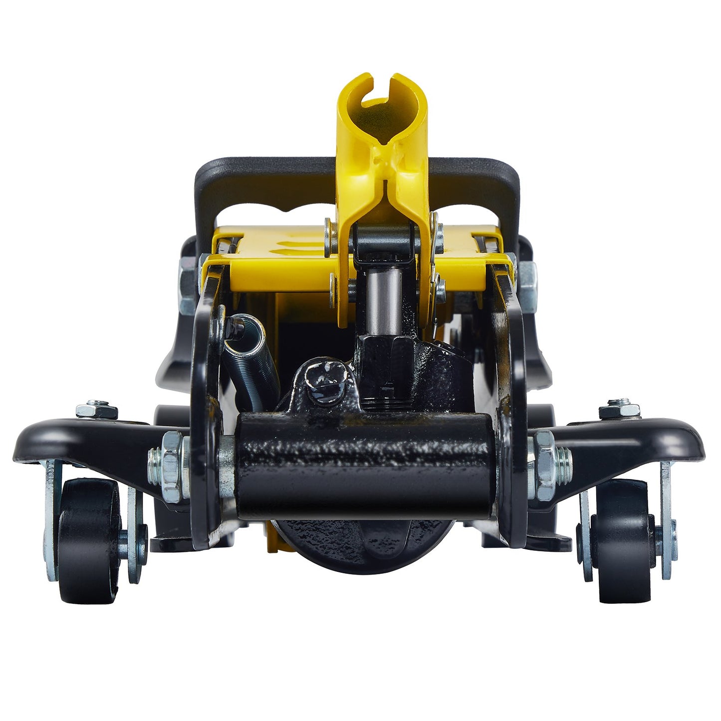 Golvdomkraft, 2,5 ton lågprofils golvdomkraft, kraftigt stål Racing golvdomkraft med enkelkolvlyftpump, golvdomkraftslyftområde 85 mm-380 mm