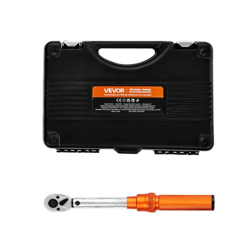 Click Torque Wrench Set 1/4-inch Drive 20-240 lbf-in/2.3-27.1 Nm Orange | EU