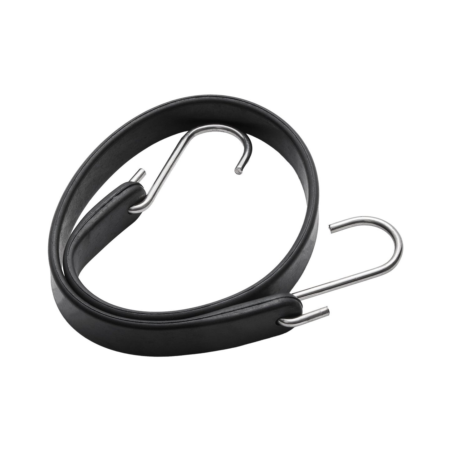 50 pcs Flat Bungee Cord Set 19.8mm Heavy Duty Bungee Straps with S Hook