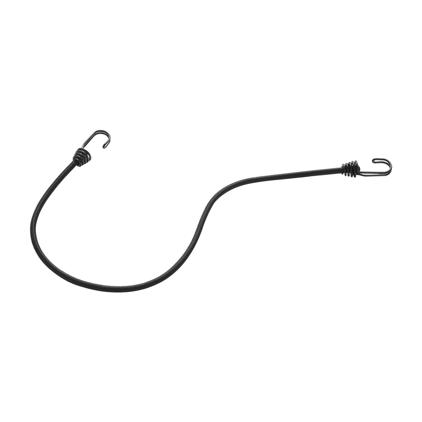 12 pcs Bungee Cords with Hooks 32 I Heavy Duty Bungee Straps 8 mm Black