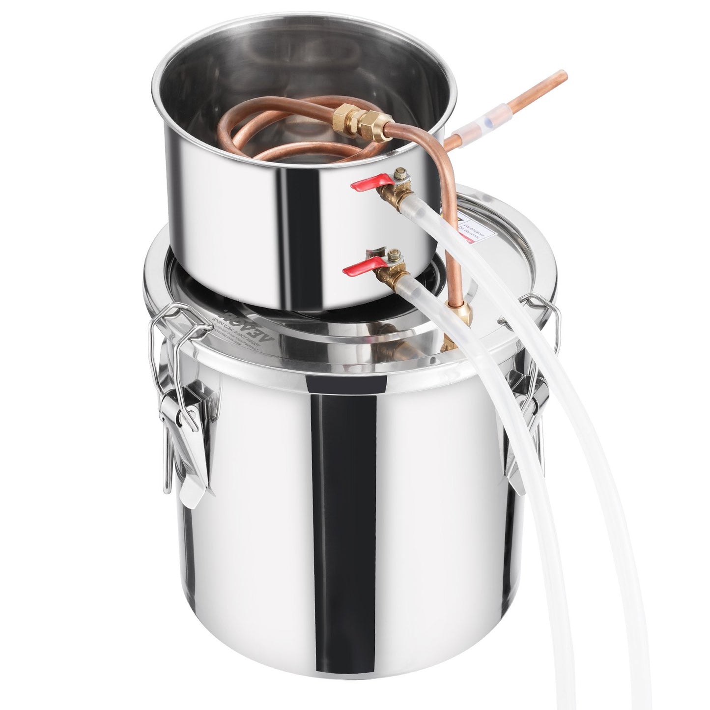 Moonshine Still 3 Gal Wasser Alkohol Destilliergerät Brauset Edelstahl