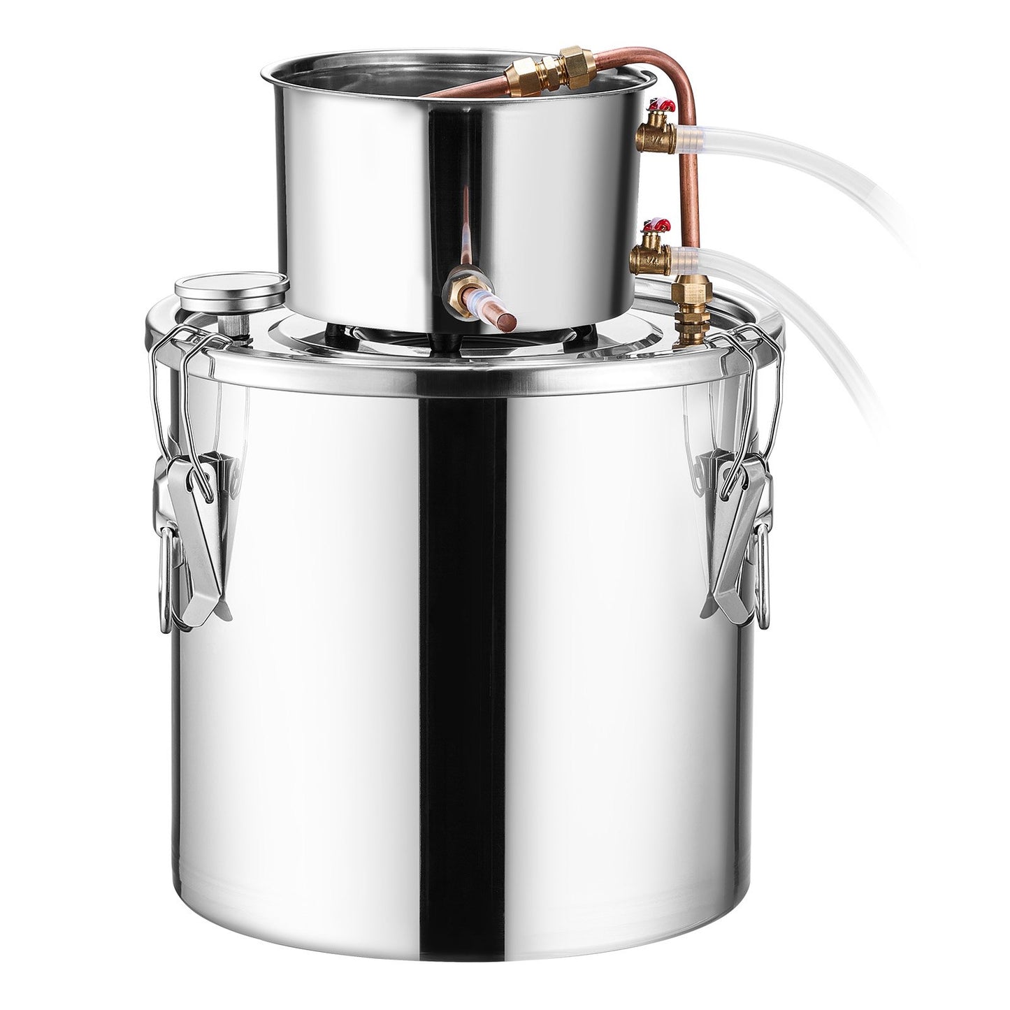 Moonshine Still 5 Gal Water Alcohol Distiller Brewing Kit Rostfritt stål