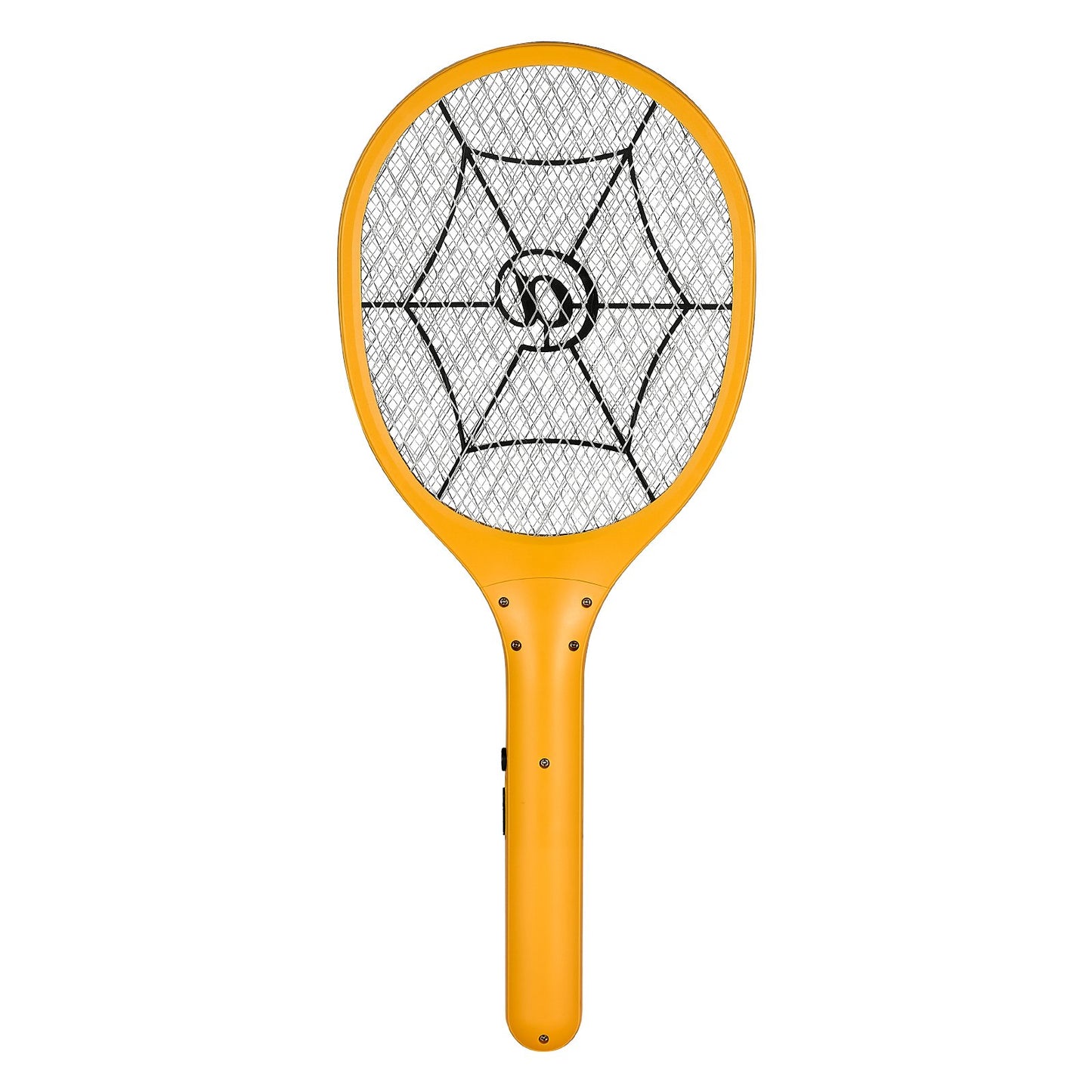 Electric Fly Swatter, Zapper Racket with 3 Layers Mesh, Powerful Fly Killer Indoor & Outdoor with 500mAh Battery Rechargeable for Home, Bedroom, Kitchen and Patio, Yellow & Black