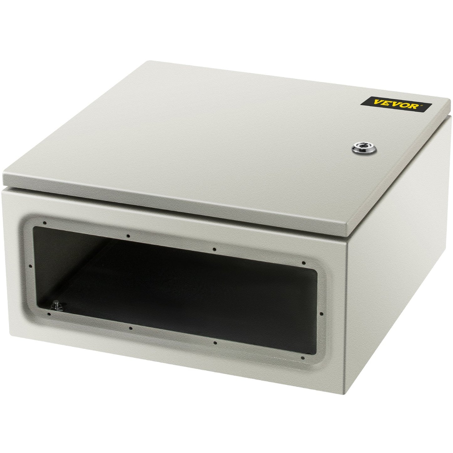 NEMA stålkapsling, 16 x 16 x 8\'\' NEMA 4X eldosa i stål, IP66 vattentät och dammtät, elektrisk kopplingsdosa utomhus/inomhus, med monteringsplatta