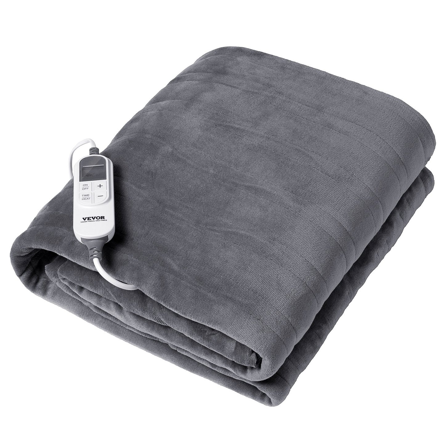Heated Blanket 150 x 200 cm Queen Electric Throw Soft Flannel for Gift