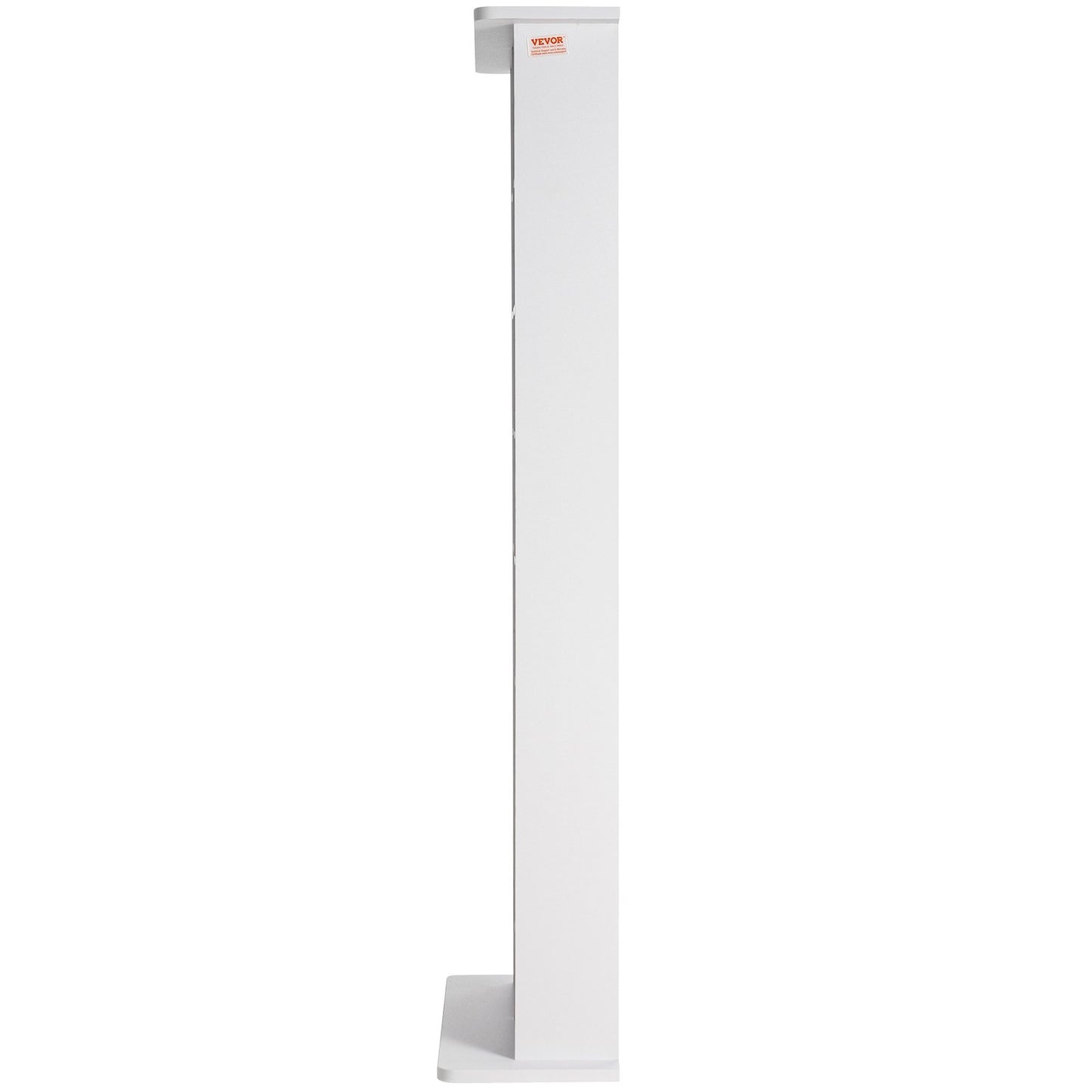 Media Storage Cabinet, 8-layer DVD Shelf Holds up to 464 CDs, Adjustable CD Shelves 16 Compartments, Protects & Organizes Music, Movie, Video Games or Memorabilia Collections, White