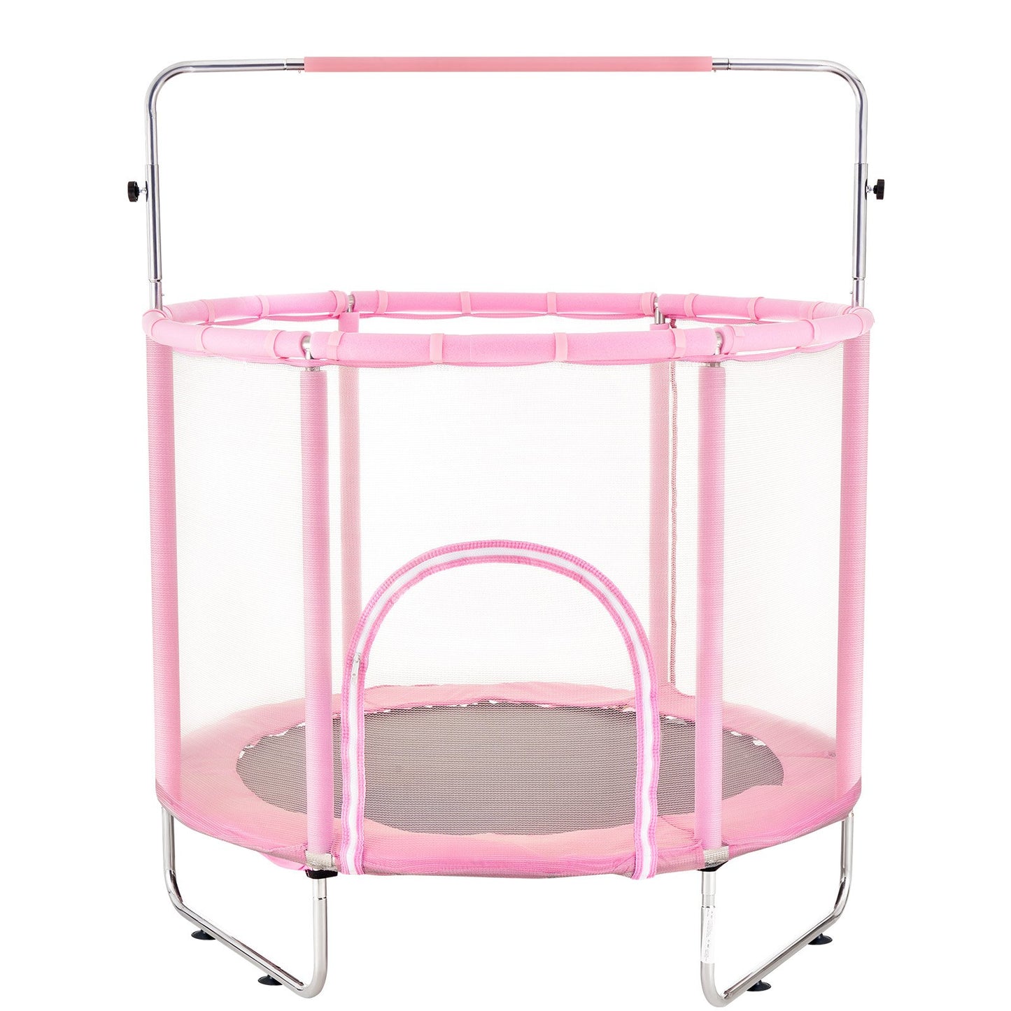 55" Trampoline for Kids Mini Toddler Trampoline with Net Indoor Outdoor