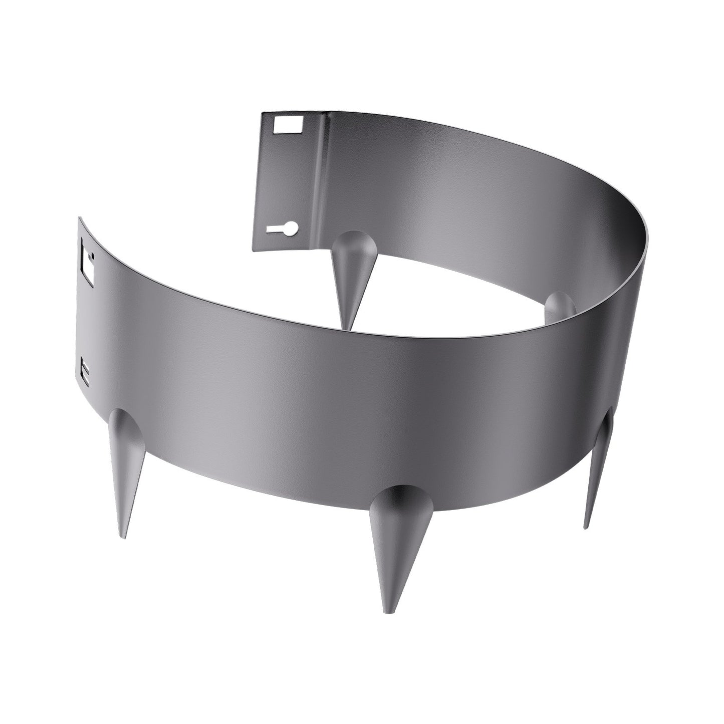 Stahl-Landschaftseinfassung, 5er-Pack, 99,1 x 12,7 cm, rostbeständig, für den Garten, dunkelgrau