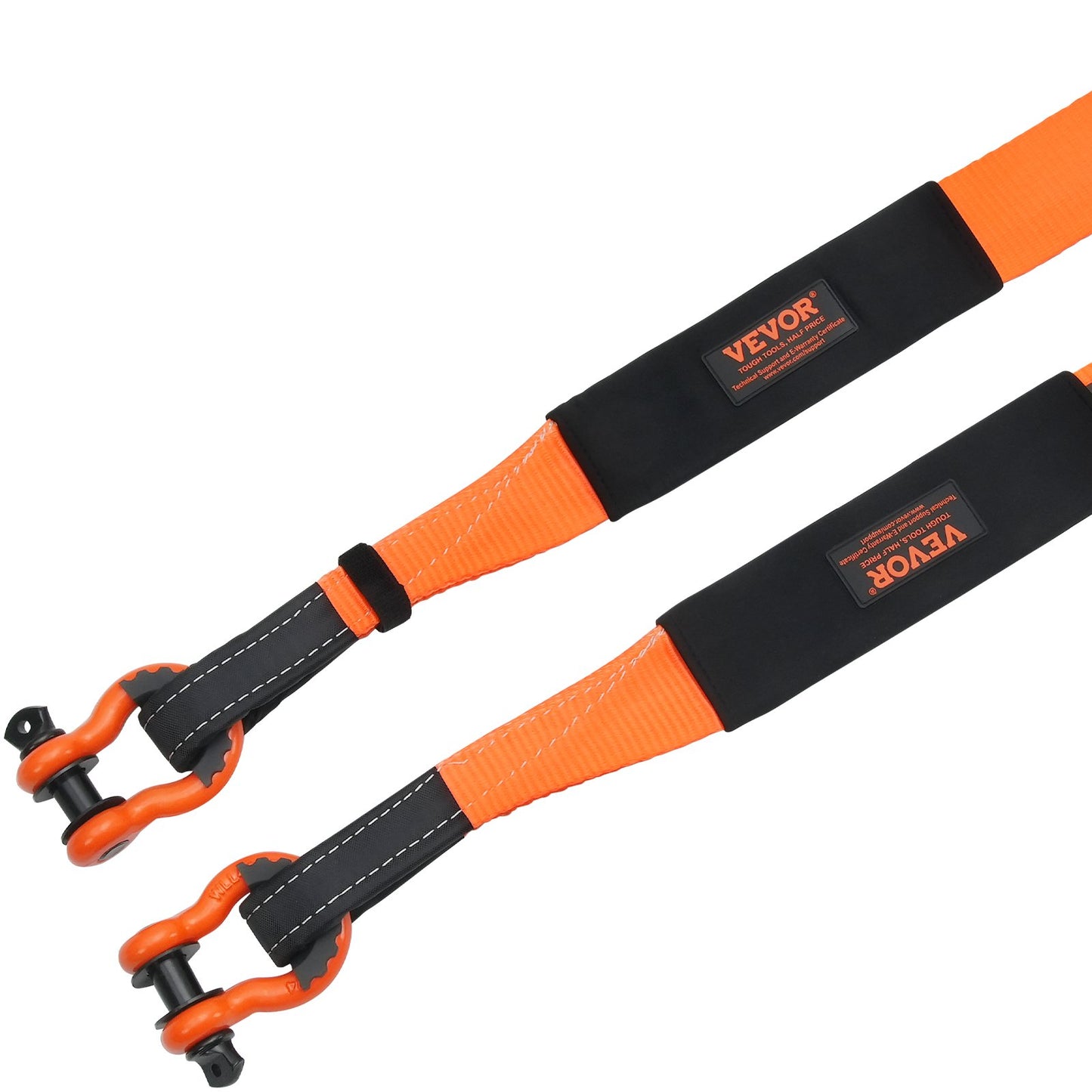 Heavy Duty Tow Strap Recovery Kit 3" x 20 ft (MBS-36,000 lbs) Tree Saver Winch Strap, Triple Reinforced Eyelet & Protective Sleeves & Storage Bag, 3/4" D-Ring Shackles, for Jeep SUV ATV