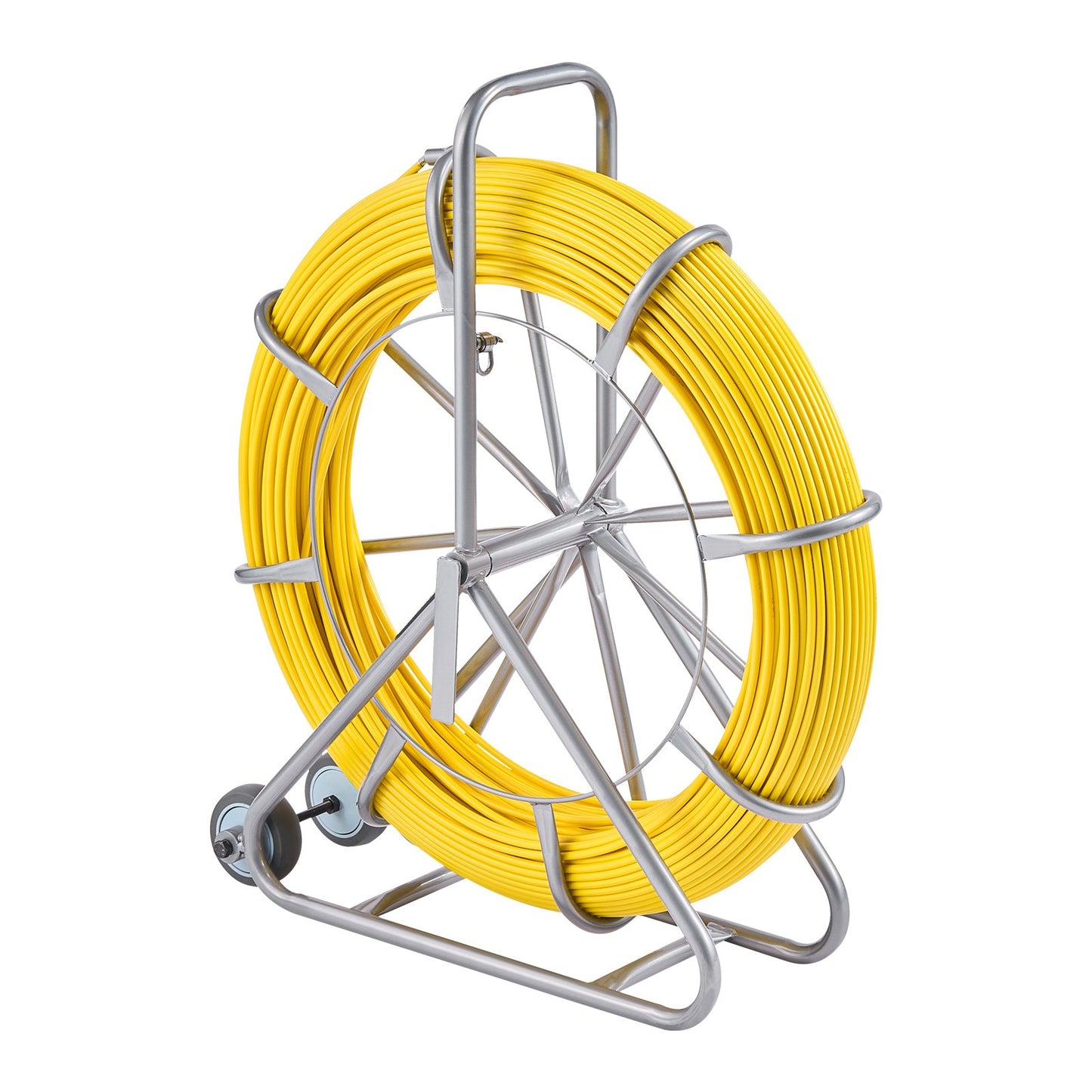 Fish Tape Puller Glasfiber 656 ft 5/16 in Wire Cable Running Duct Rodder