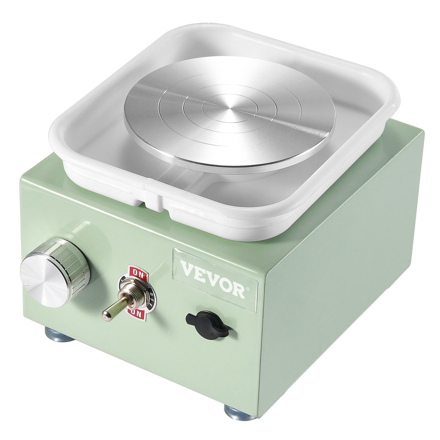 Mini-Keramikrad, elektrische Keramikradmaschine, 0–320 U/min Geschwindigkeit, grün