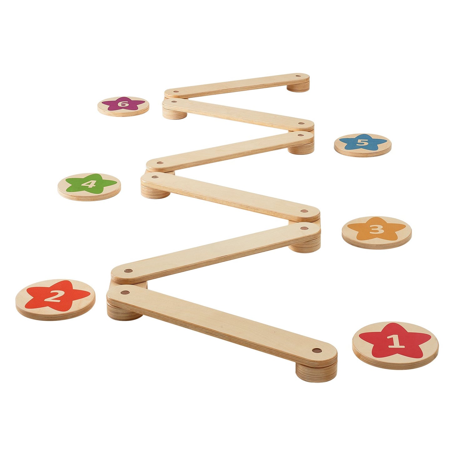 Kinder Schwebebalken Trittsteine Gymnastik Kinder Balance Board 6 PCS