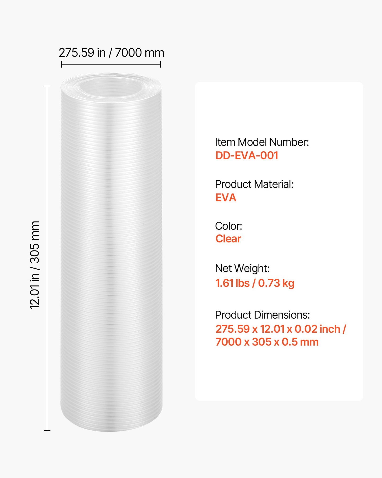 Drawer and Shelf Liner for Kitchen Cabinet, Non-Adhesive Non-Slip Thick Refrigerator Liners, Waterproof Shelf Paper, Cupboard Bathroom Drawer Mats, EVA Fridge Lining for Shelves, Clear, 23 FT