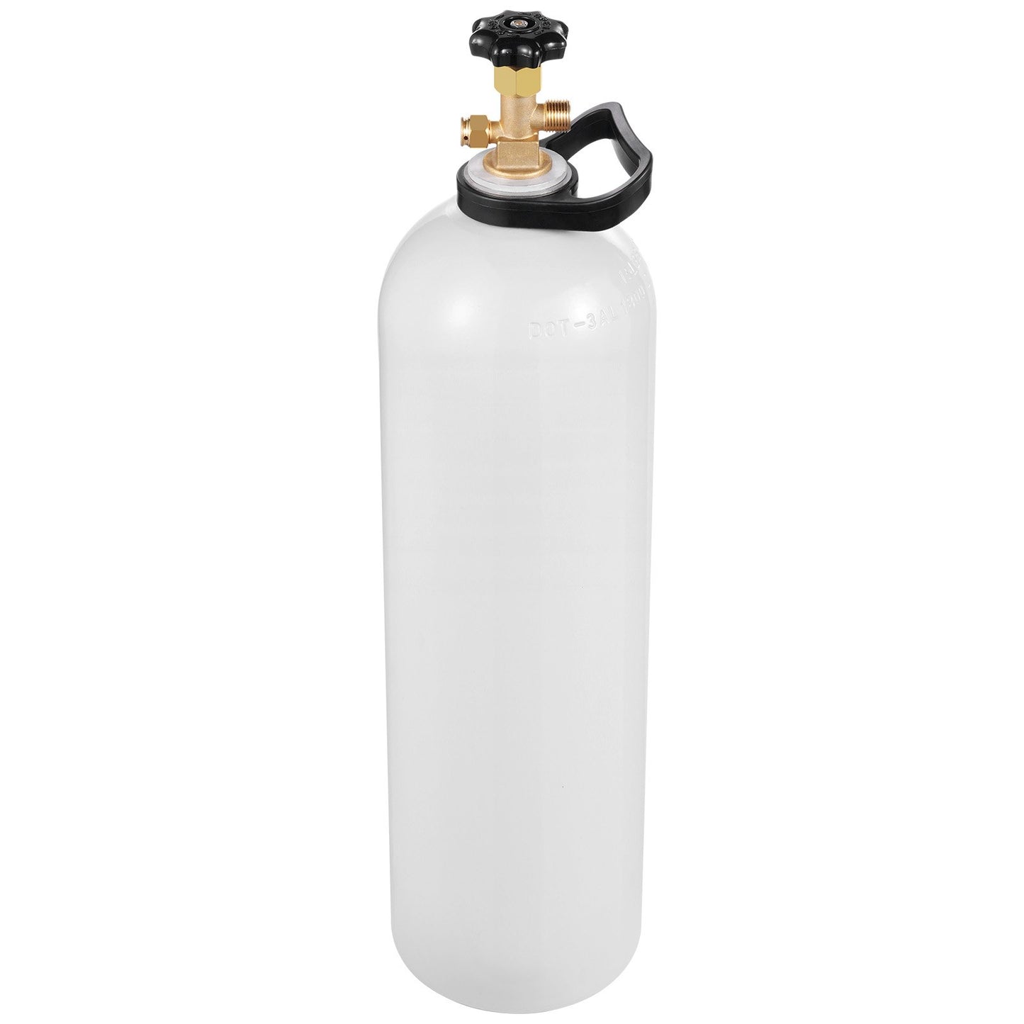 CO2 Tank, 15 lbs New Aluminum Alloy Cylinder, CO2 Air Tank with Light Spray Coating, CGA320 Valve, Handle & Adjustable Pressure, DOT Approved Cylinder for Draft Beer Dispensing and Soda Maker