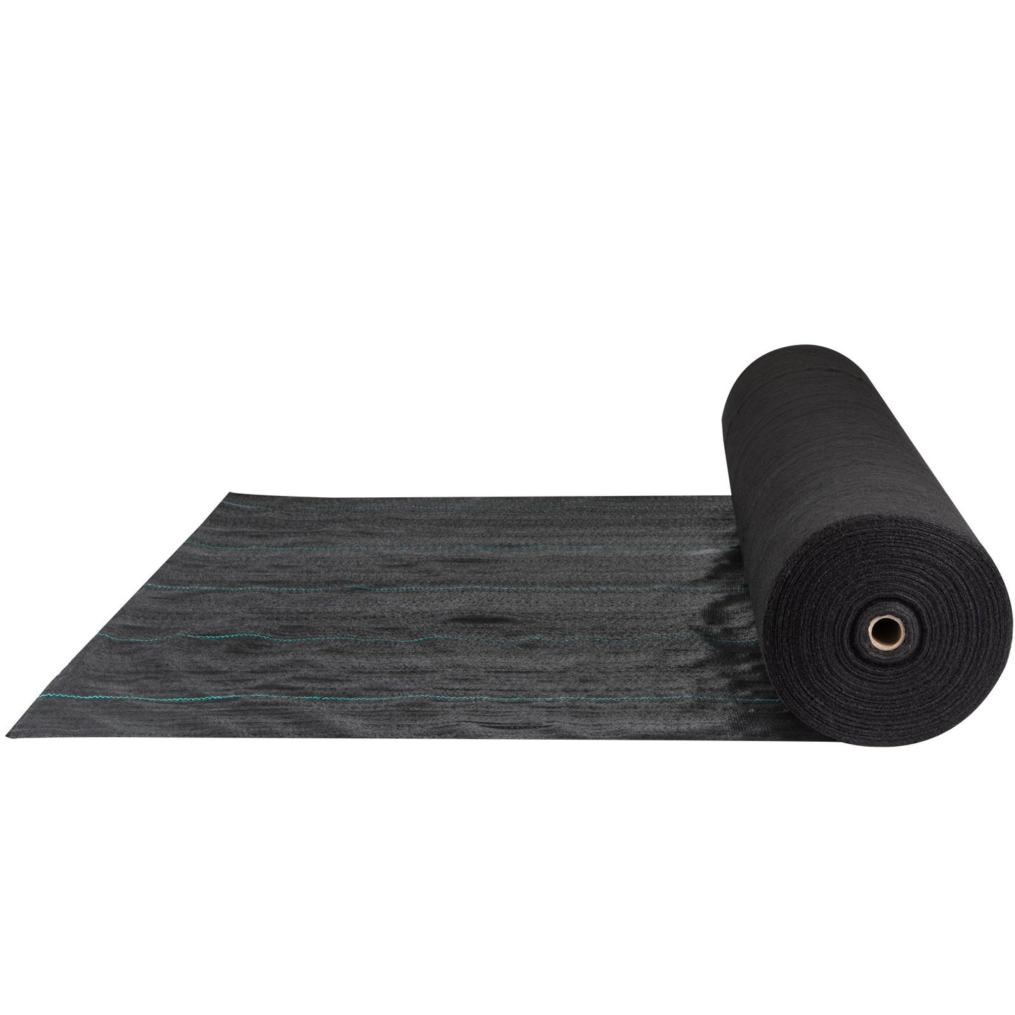 Unkrautbarriere, 5,8 oz Landschaftsgewebe, 3 ft x 300 ft Abdeckmatte, strapazierfähiges gewebtes Geotextil zur Graskontrolle für Garten, Terrasse, Schwarz