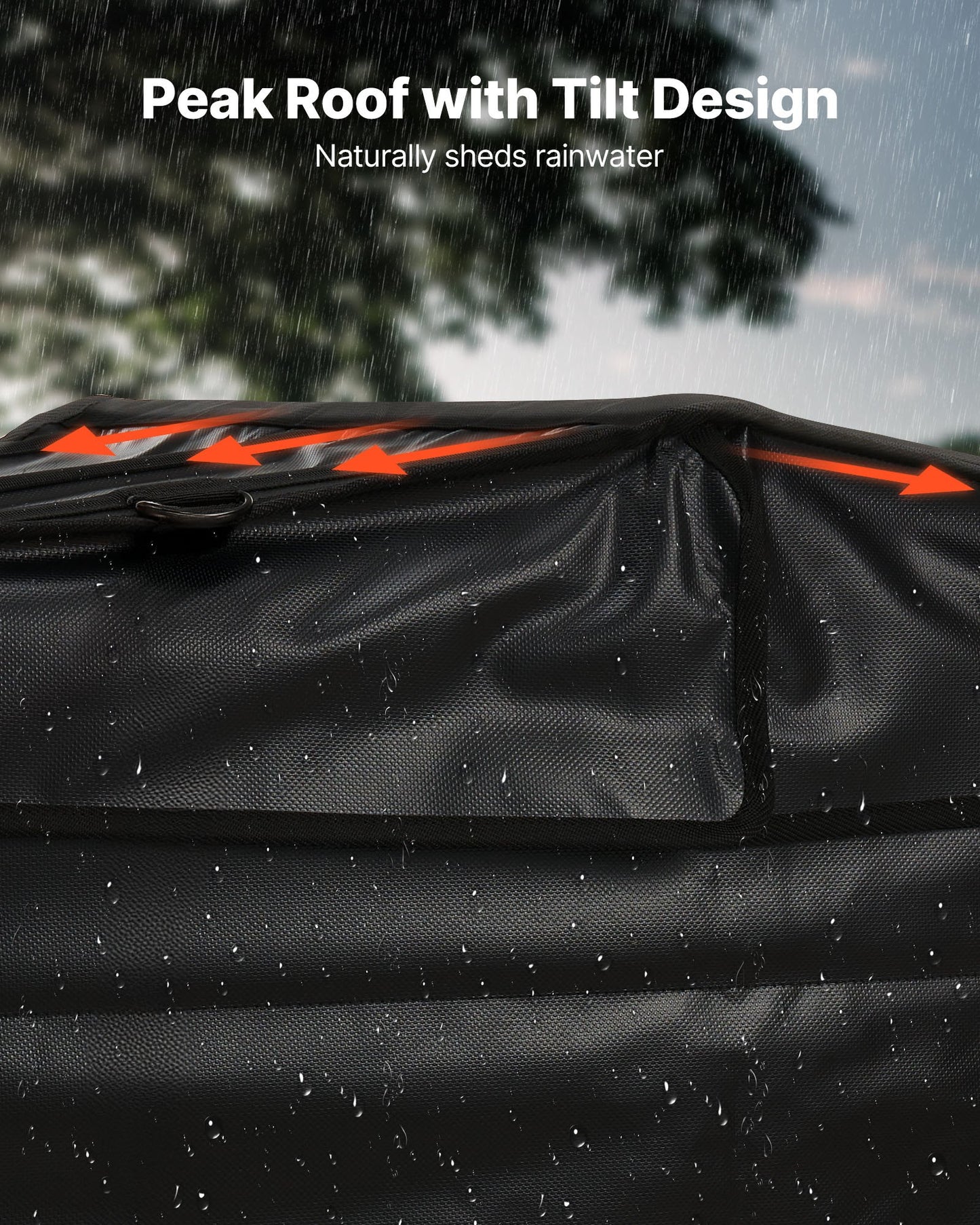 Generator Cover, 34 x 26 x 21 Inch Waterproof Universal Generator Cover for Most Generators 3500-12000 Watt, Portable Generator Running Cover with Heavy Duty Thicken 420D Oxford Fabric, Black