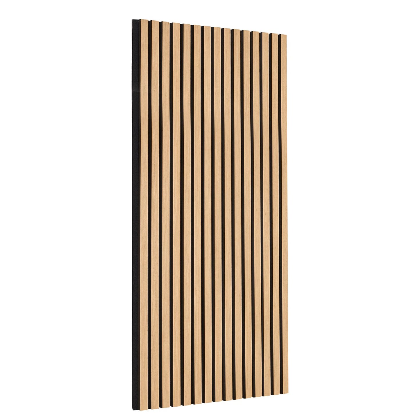 Holzlamellen Akustikpaneele 23,6 x 47,2 Zoll für moderne Wanddekoration helle Eiche