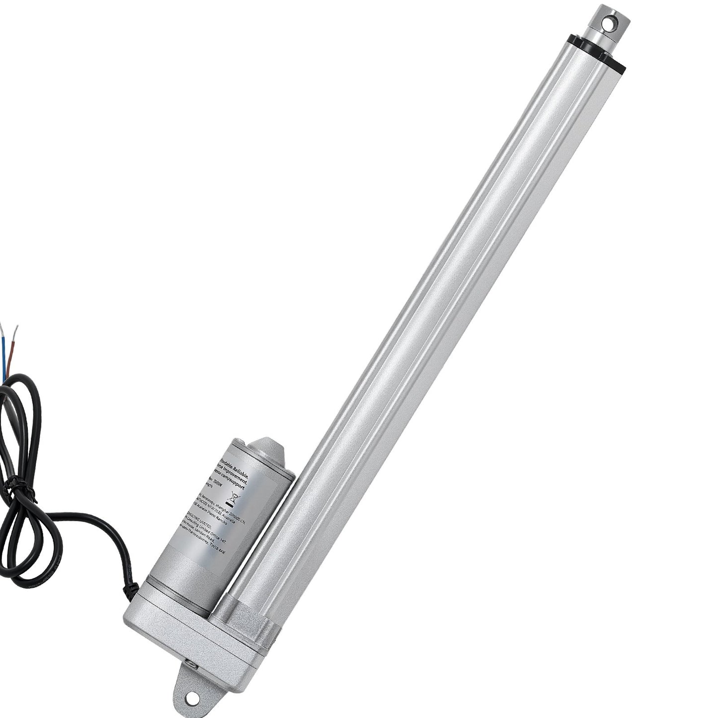 12V Linear Actuator, 12 Inch IP65 Waterproof Linear Actuator, 675lbs/3000N 0.2"/s Motion Actuators with Mounting Bracket for Outdoor Use