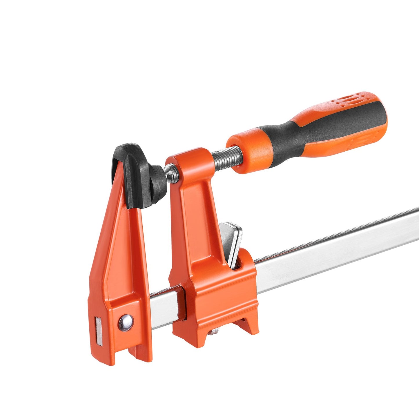 Stangenklemmen für die Holzbearbeitung, 2er-Pack, 91,4 cm Klemme/Spreizer, Schnellwechselklemme, F-Klemme mit 272,4 kg Belastungsgrenze, 6,3 cm Halstiefe, Gusseisen und Kohlenstoffstahl, Holzklemmen für die Holz- und Metallbearbeitung