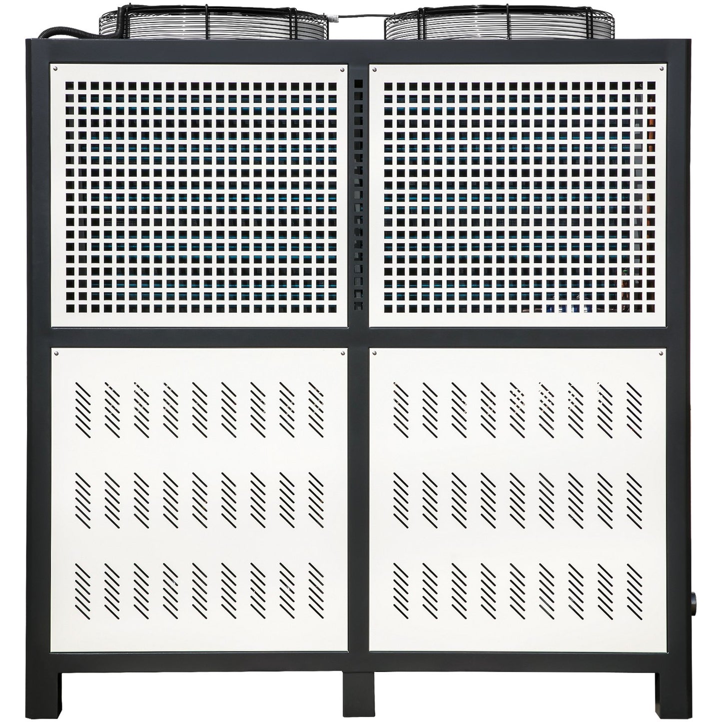 Water Chiller 15Ton, Capacity Industrial Chiller 15Hp, Air-Cooled Water Chiller, Finned Condenser, with Micro-Computer Control, Stainless Steel Water Tank Chiller Machine for Cooling Water