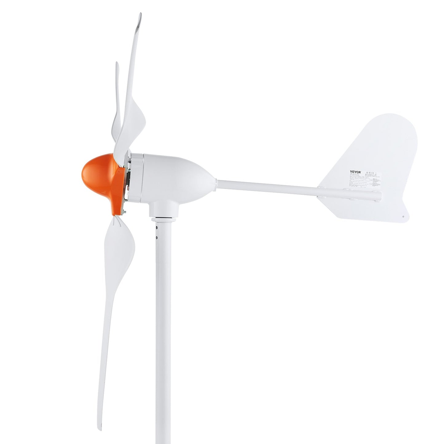 800W vindturbingenerator 12V 3-blads vindturbinsats och MPPT-styrenhet