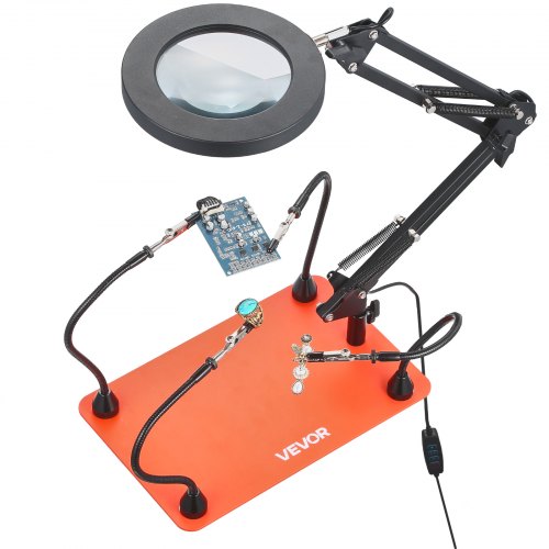 Magnetische Hilfslötstation 3X LED-Vergrößerungslampe 4 Arme