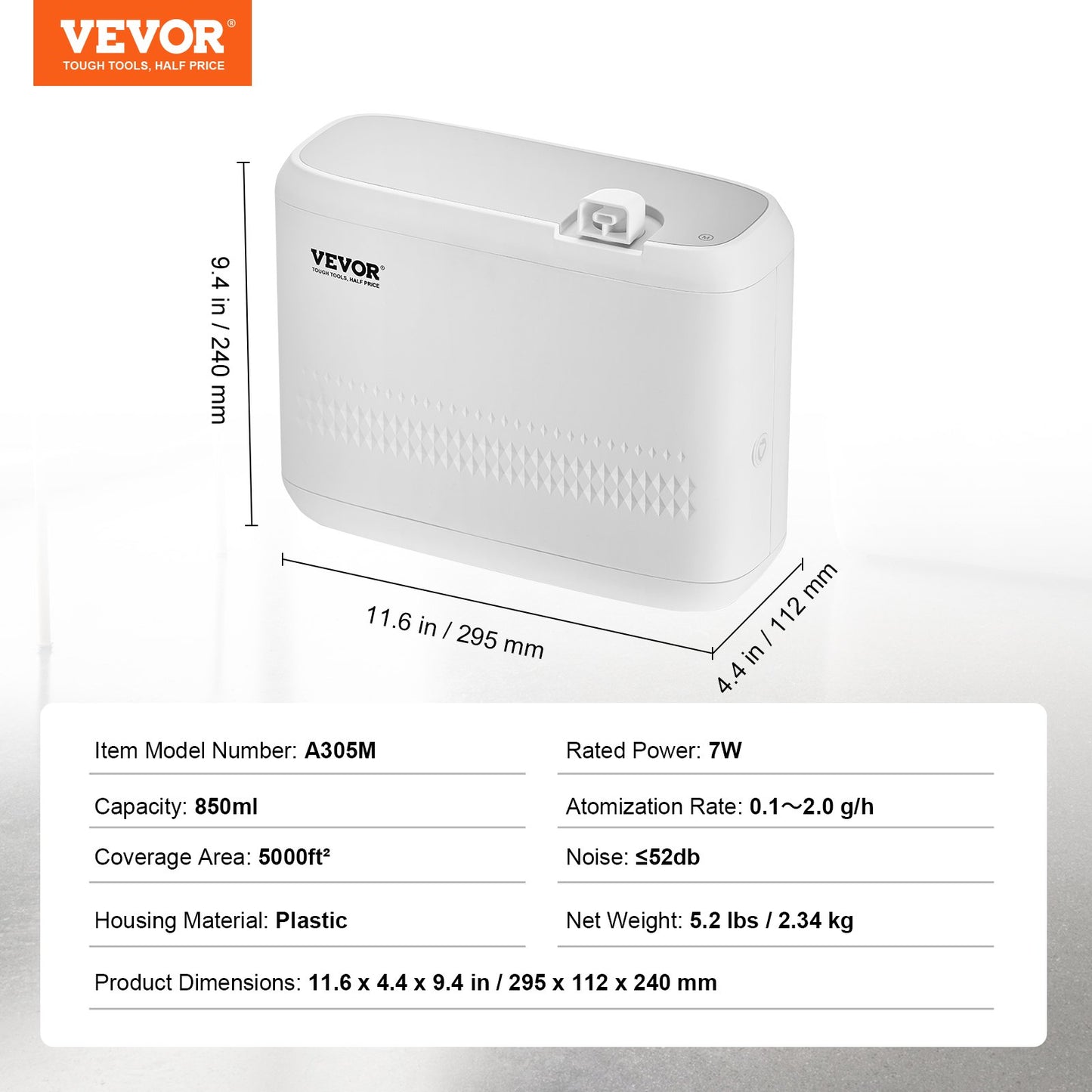 Scent Air Machine, 850ml Bluetooth Smart Essential Oil Diffuser, 5000sq.ft Waterless HVAC Scent Diffuser with Cold Air Technology, Aromatherapy Diffuser Machine for Home, Office, Hotel