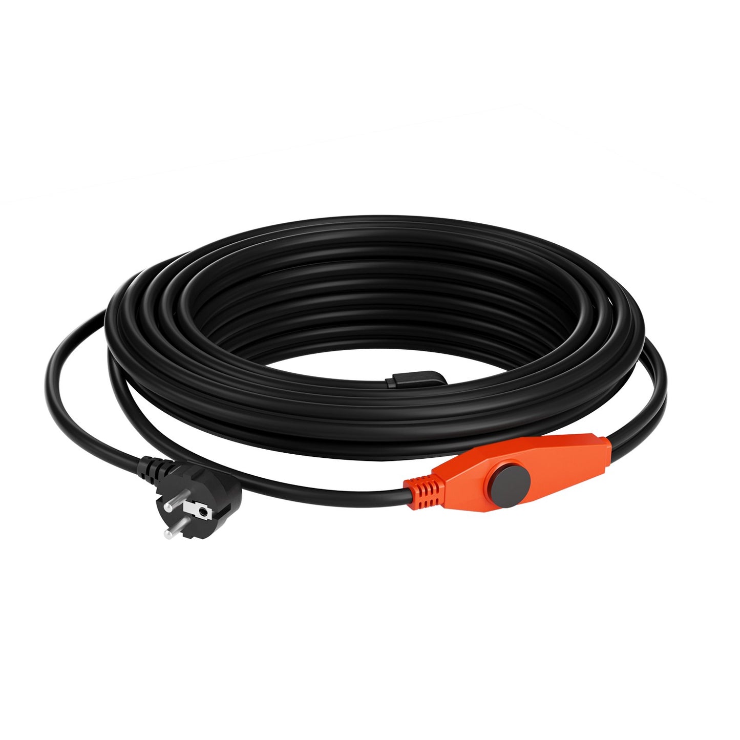 Pipe heating cable 2m 23W/m heating tape for pipes with built-in thermostat