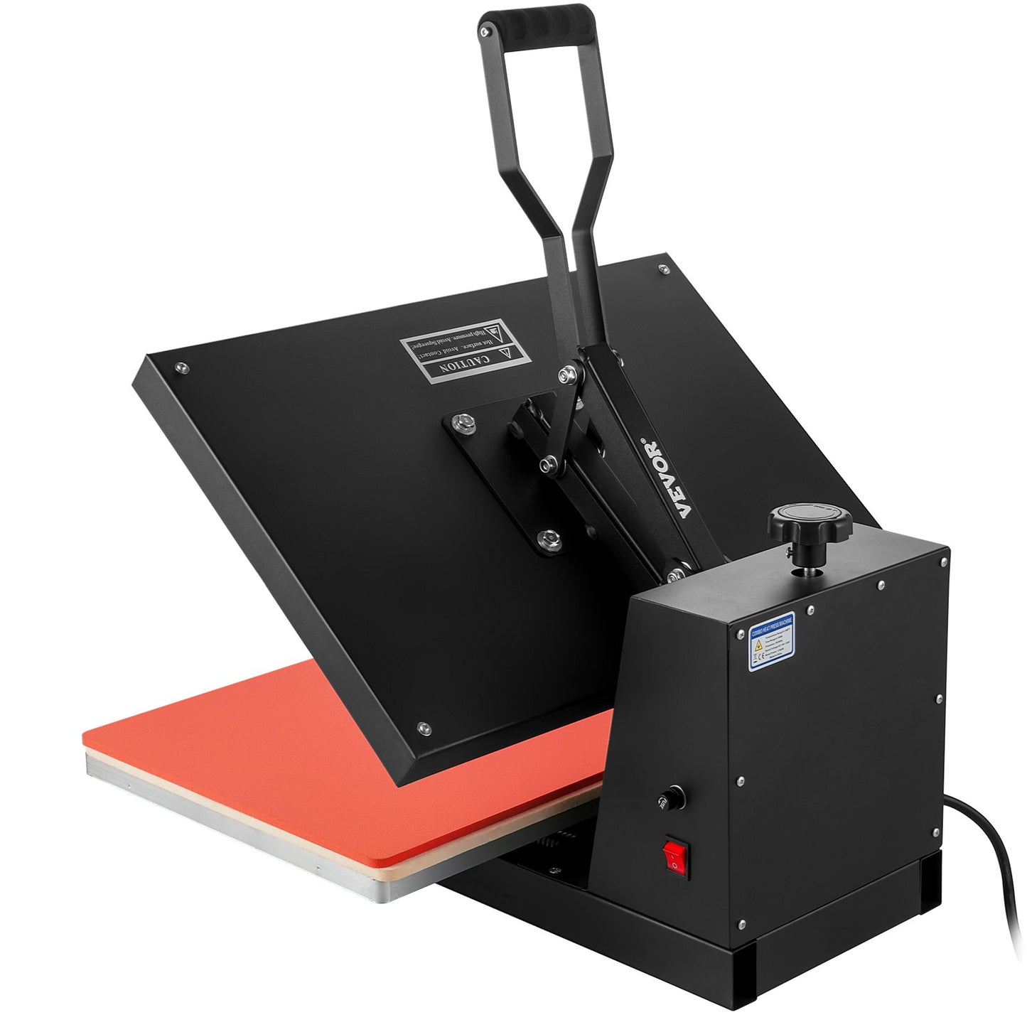 Heat Press 16x24, 1700W Power Heat Press Machine, Fast Heating, High Pressure Heat Press Machine for T-Shirt, Digital Industrial Sublimation Printer for Heat Transfer Vinyl, Easy to Use, Black