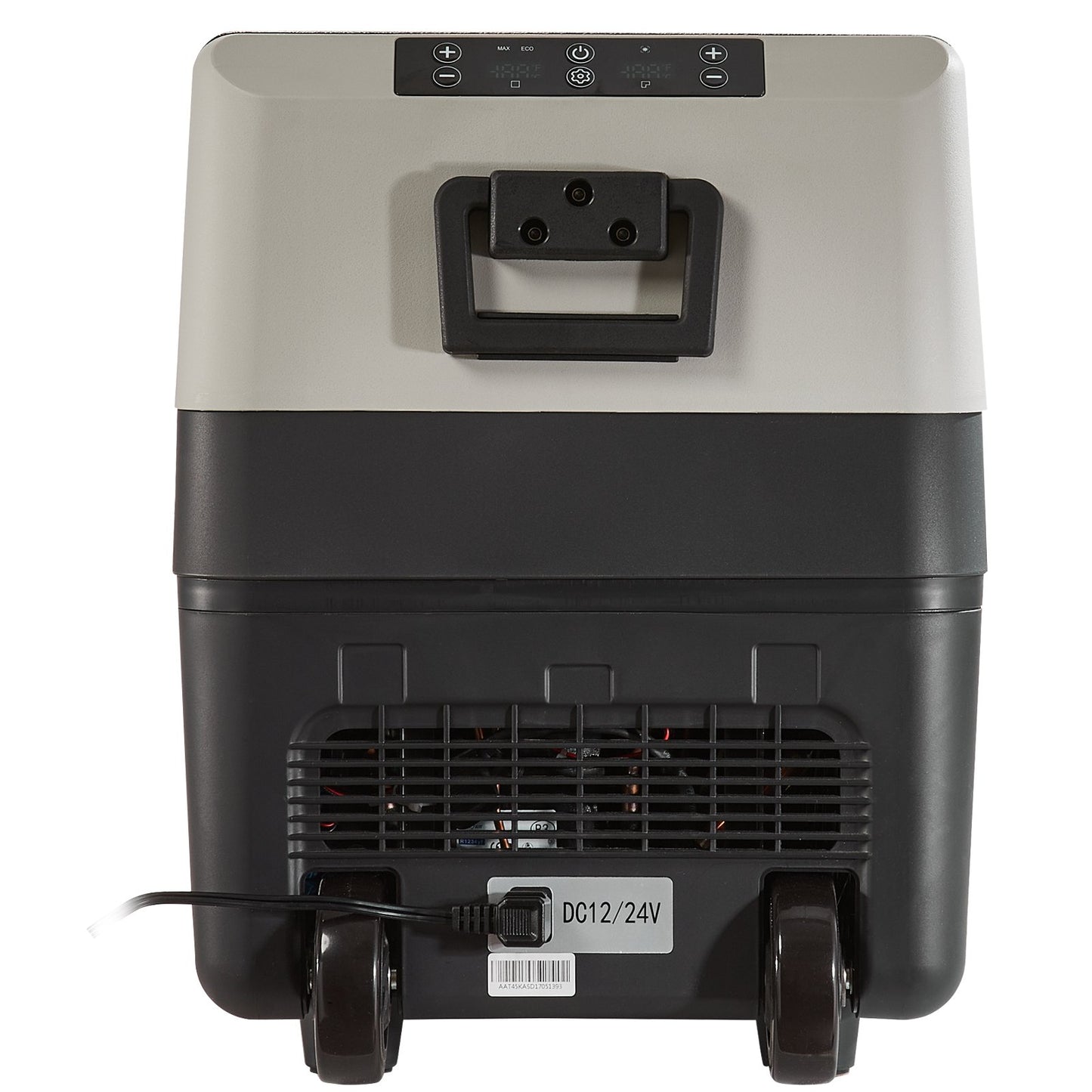 Kühlbox Kompressor Tragbarer Autokühlschrank Gefrierkompressor 48Qt Dual Zone für Auto Zuhause