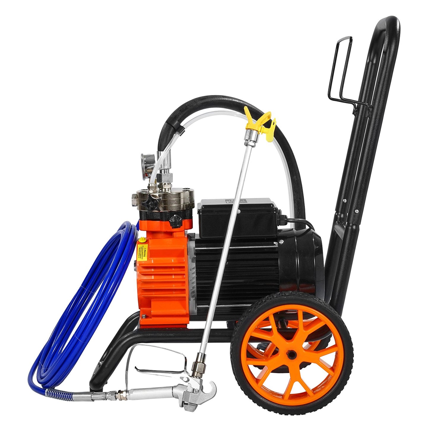 Cart Airless Paint Sprayer Membrane Paint Airless Sprayer 1100W Electric
