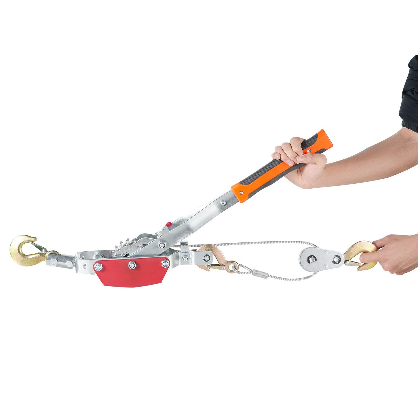 Power Puller Come Along Vinsch 4 Ton 8818 lbs Heavy Duty Pull Hoist 3 krokar