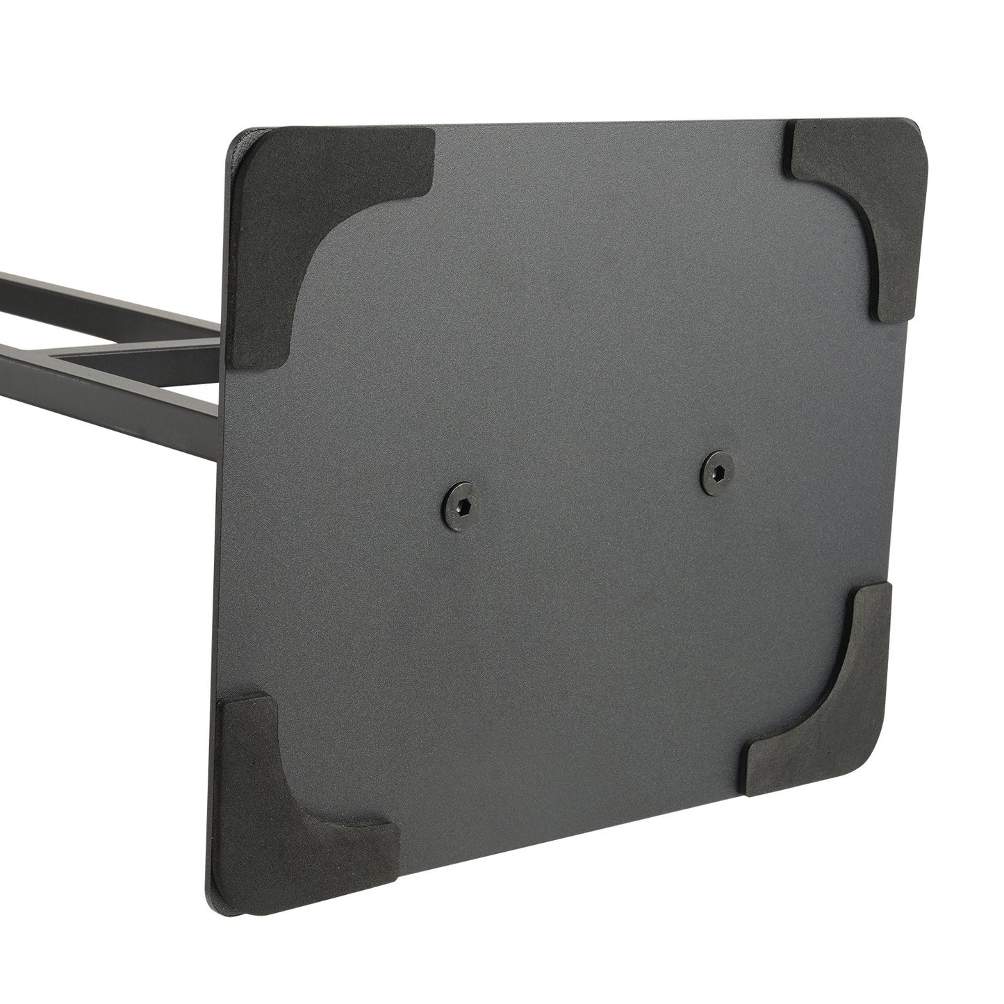 Affischstativ, justerbar höjd upp till 75", dubbelsidig Heavy Duty piedestalskylthållare, golvskylthållare Bannerstativ med stötdämpande bas för display, för skiva och skum, svart