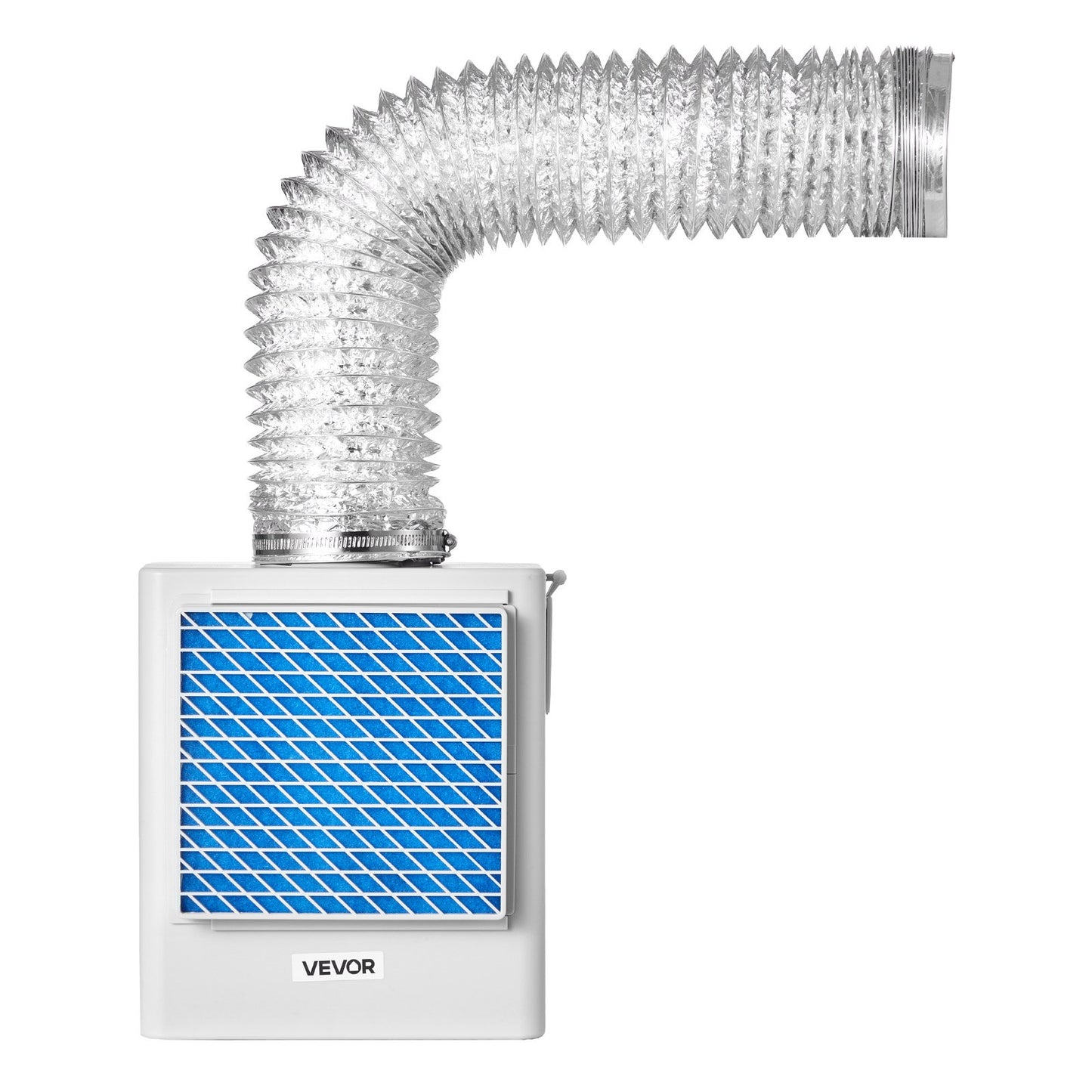 3-in-1 Indoor Dryer Vent Kit,Premium ABS Material Fits 4 inch Exhaust Port, Smart Overheating Reminder Exhaust Hood & Easy-to-Detach Mesh Cap & Multi-layer Purification with 4 Replacement Pads