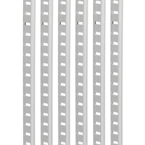 Regalschiene 72,3 Zoll, 20er-Pack verstellbare wandmontierte Stahlregale, Pilaster | EU