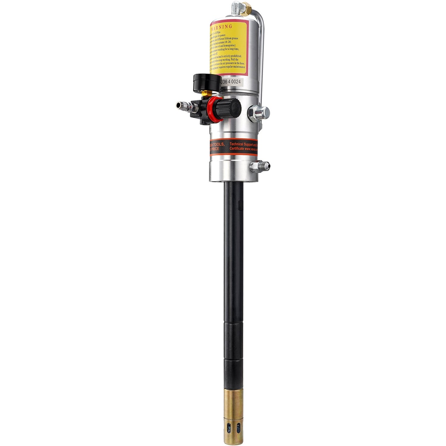 Grease Pump, 50:1 Pressure Ratio Air Operated Grease Pump with 13 ft High Pressure Hose and Grease Gun, Pneumatic Grease Pump, Portable Lubrication Grease Pump with 360° Swivel Grease Gun Head