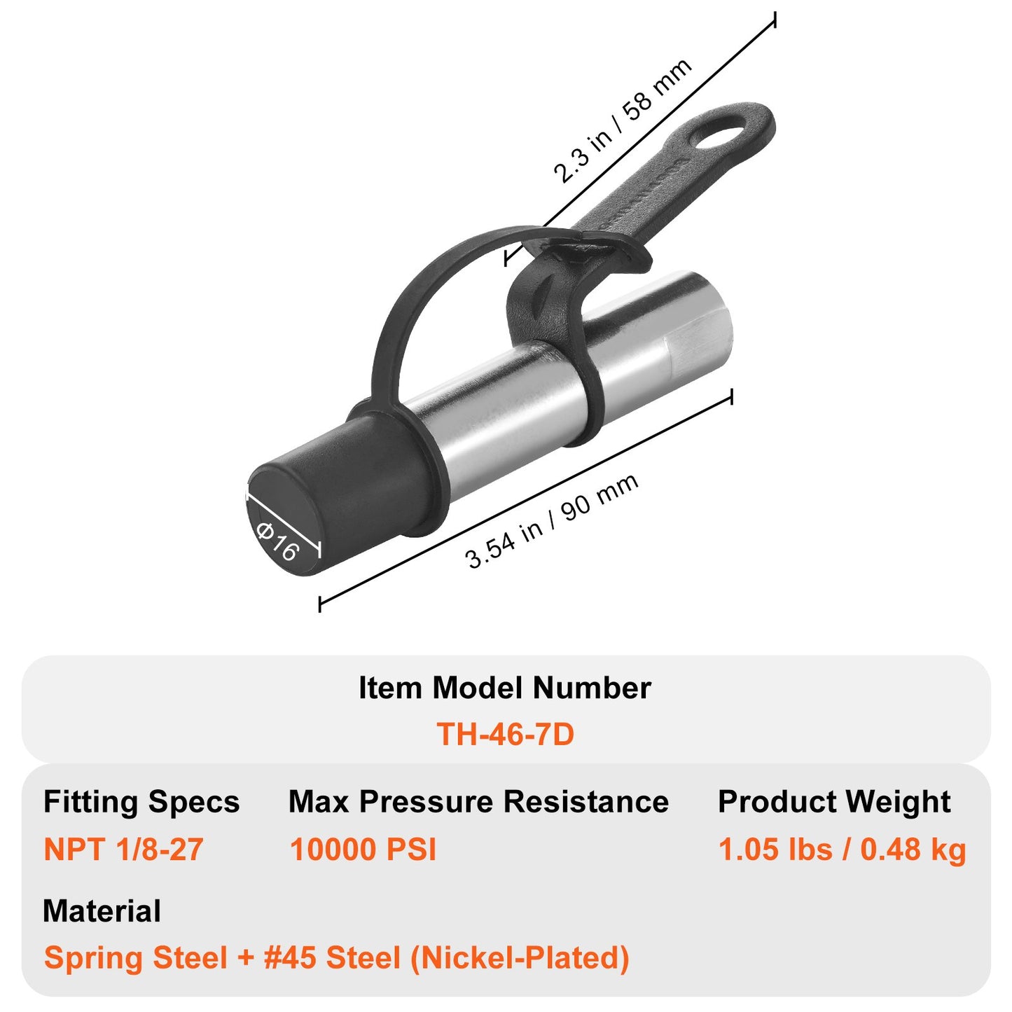Grease Gun Coupler 2 PCS, 10000 PSI High Pressure, 3-Jaw Locking Quick Release Grease Gun Tip with Hose/Cleaner/Extension Needle/Leak-Proof Cap, Compatible with All Grease Guns 1/8" NPT Fittings