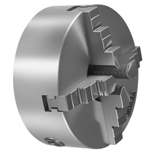 8 in 4-jaw self-centering lathe chuck 1 1/2 in-8 threaded support plate | EU