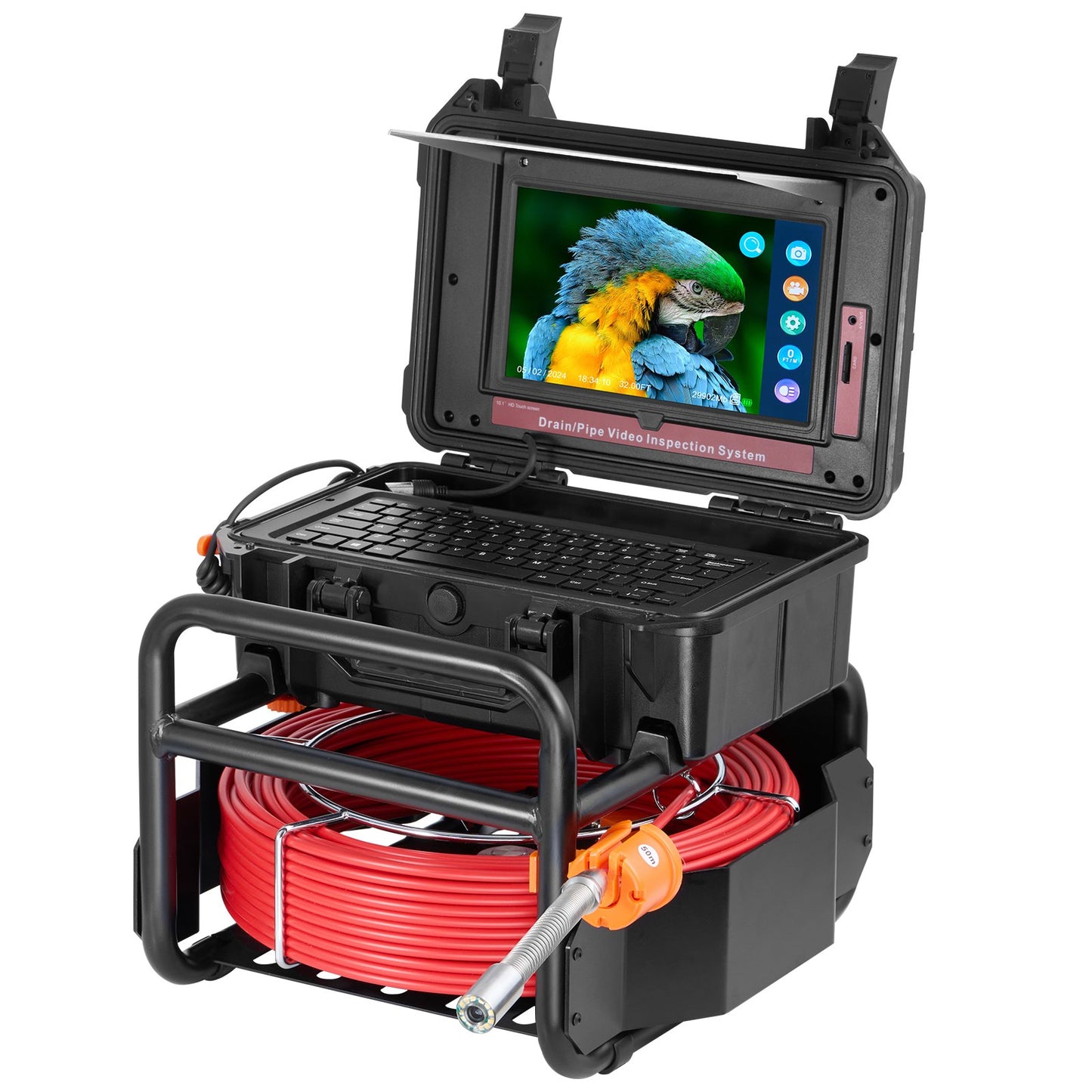 Sewer Camera 165 ft/50 m self-leveling sewer camera with 10.1" touchscreen