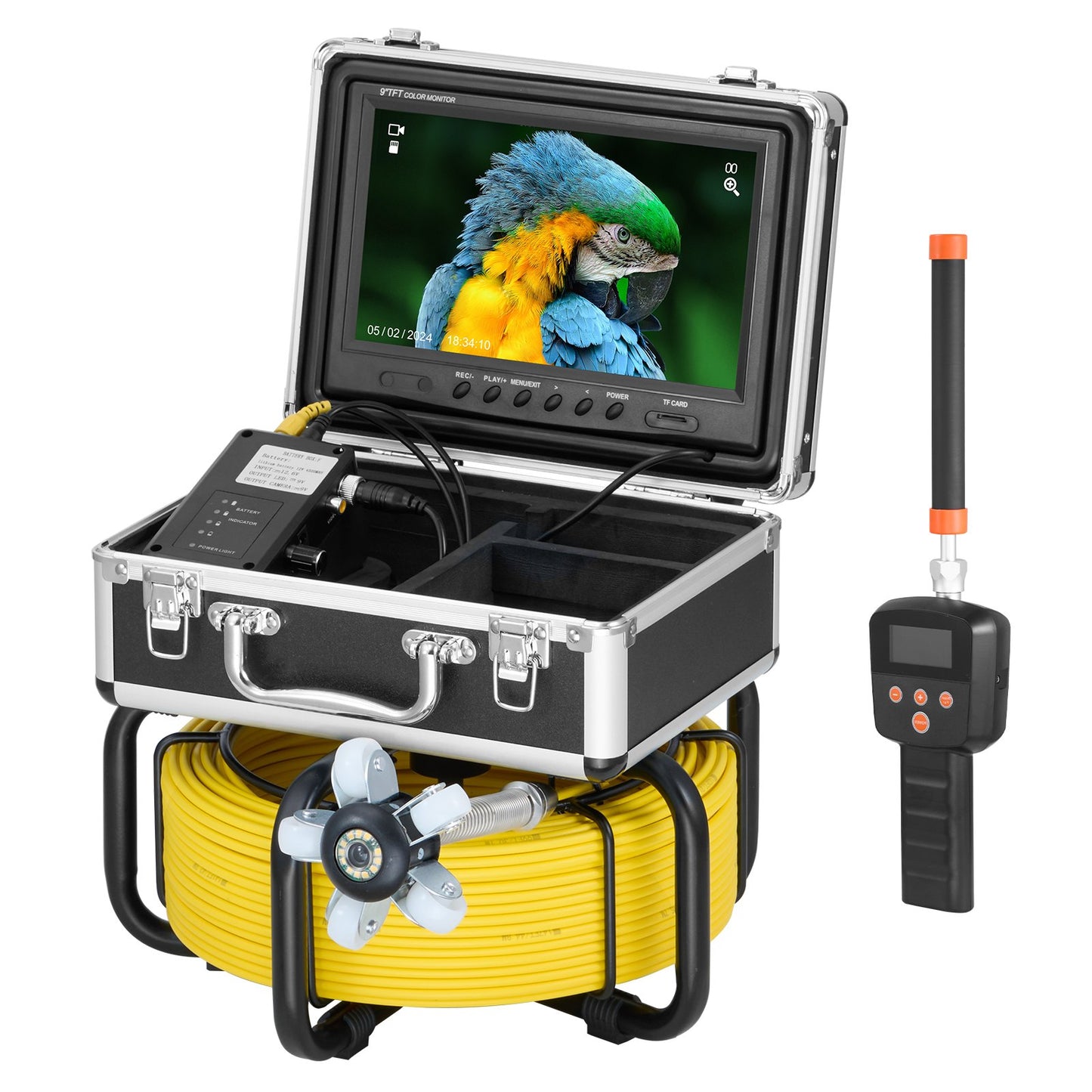 Sewer Camera 165 ft/50 m self-leveling sewer camera with 512Hz localization