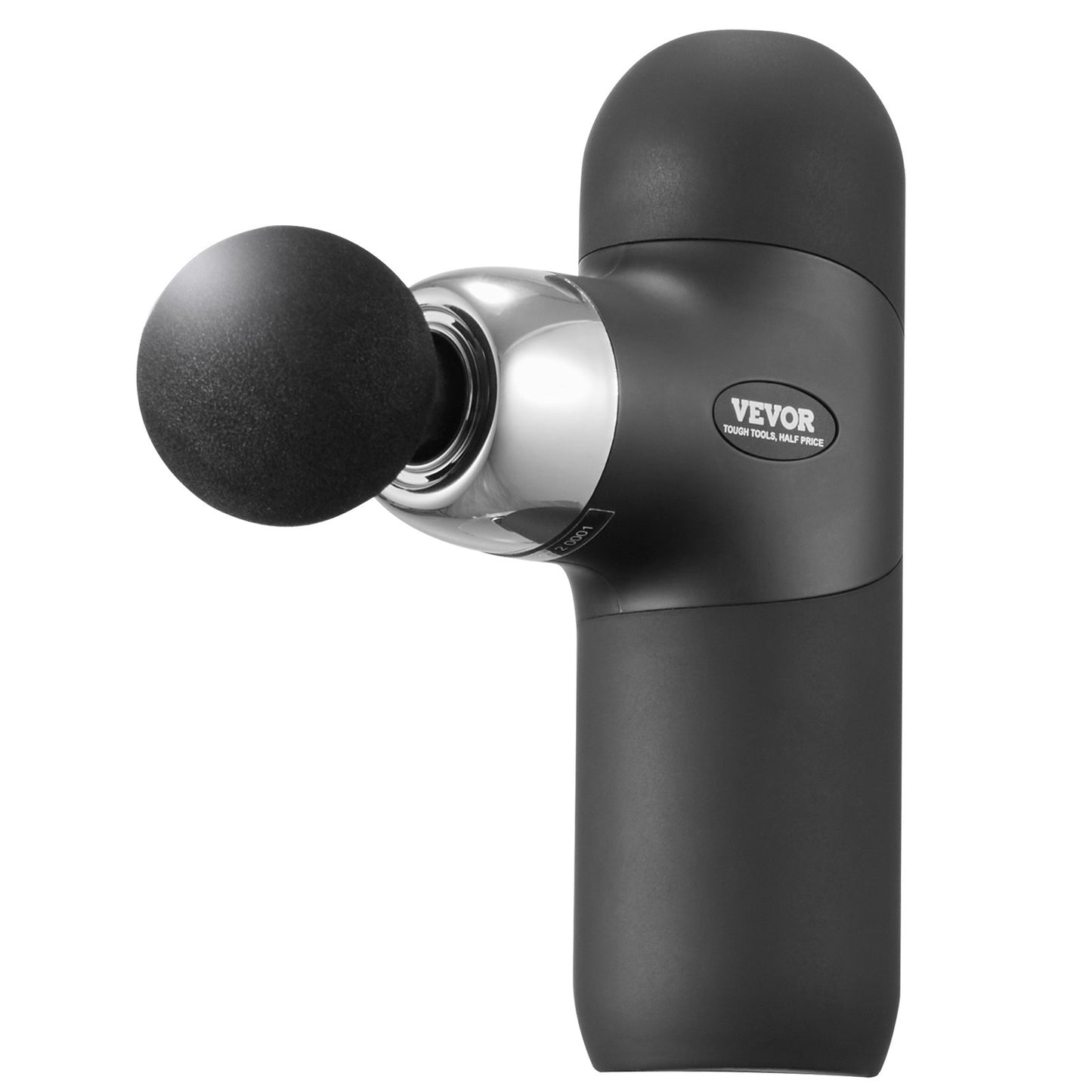 Mini-Massagepistole, Tiefengewebe-Percussion-Muskelmassagegerät, 4 Geschwindigkeiten, 4 Köpfe