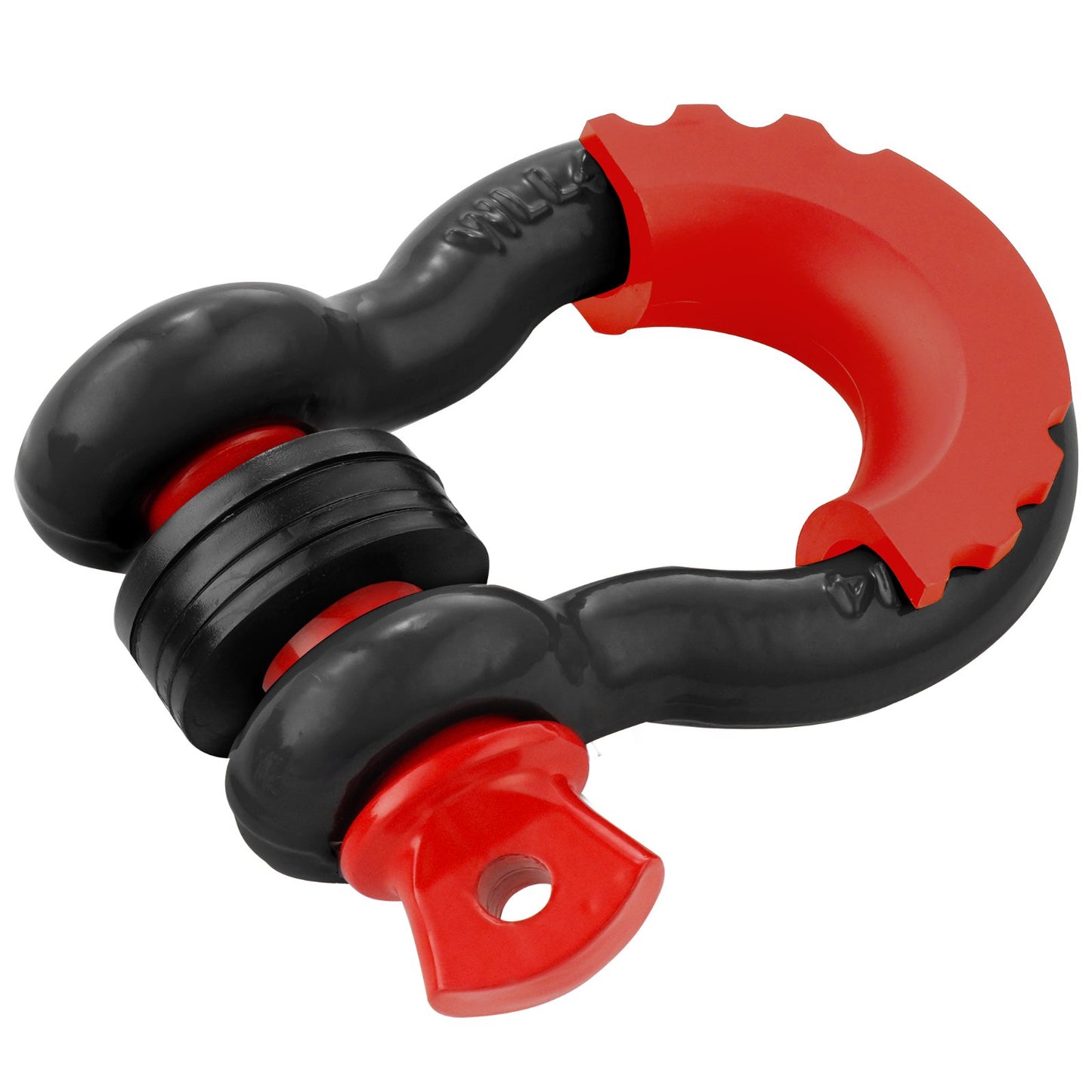 2er-Pack 3/4" D-Ring-Schäkel mit 7/8" Schraubstift, Bruchfestigkeit 62832 lbs