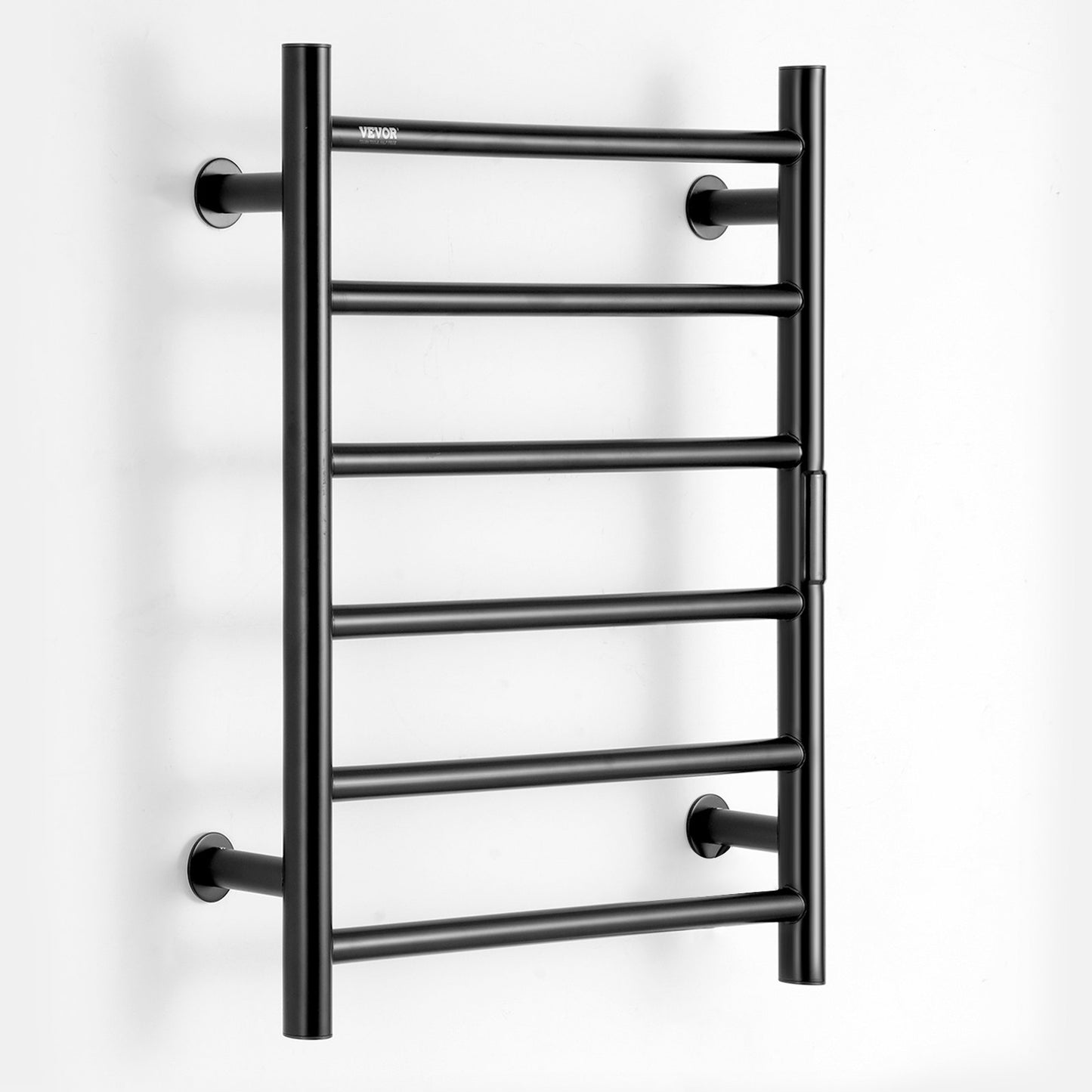 6 Bar Towel Rack Wall Mounted Towel Rack for Bathroom Black