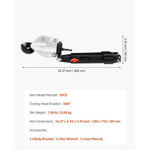 Metallsax/skärborrtillsats, plåtskärare med 360 graders vridbart huvud, vassa blad, perfekt för 1,22 mm galvaniserat stål, 1 mm rostfritt stål, aluminiumplåt, plast, kartong | EU