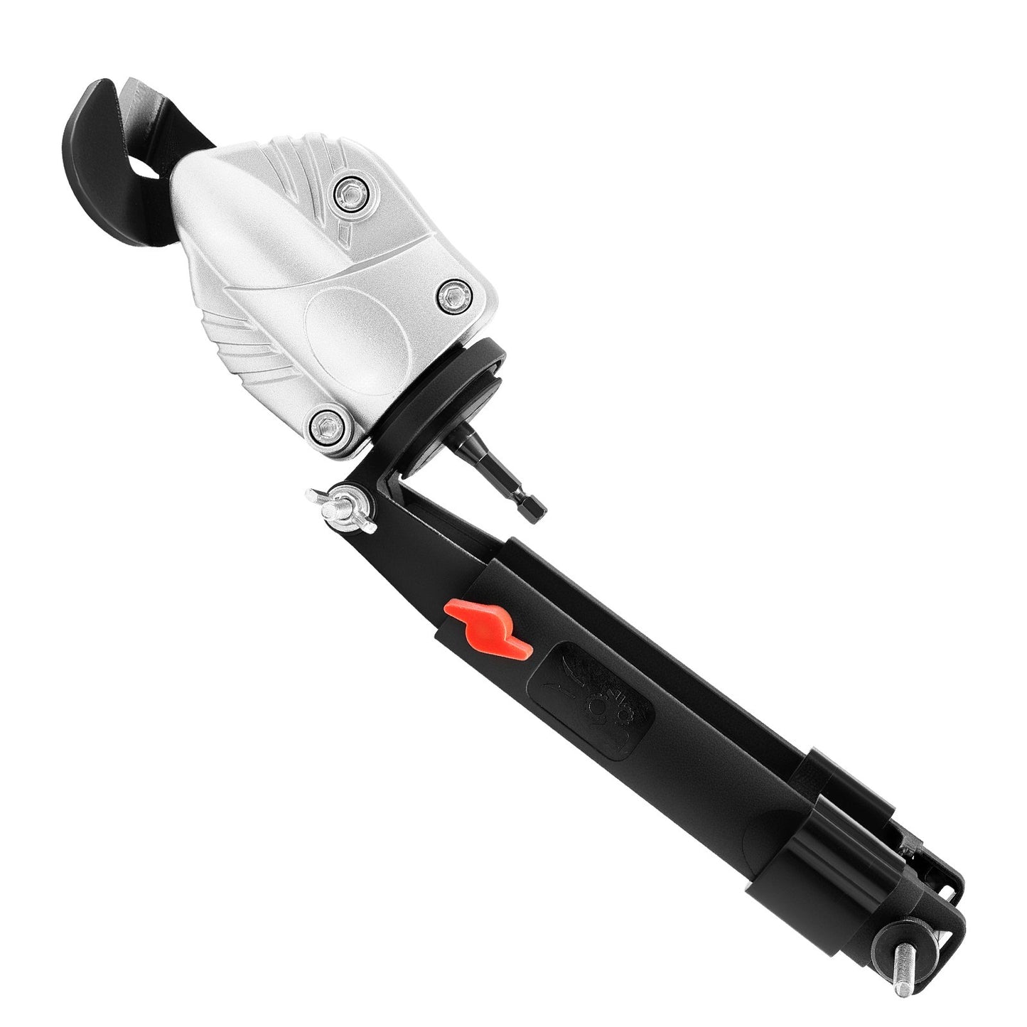 Metal Shear/Cutter Drill Attachment, Sheet Metal Cutter with 360-Degree Pivoting Head, Sharp Blades,Ideal for 18 GA Galvanized Steel, 20 GA Stainless Steel, Aluminum Plate, Plastic, Cardboard