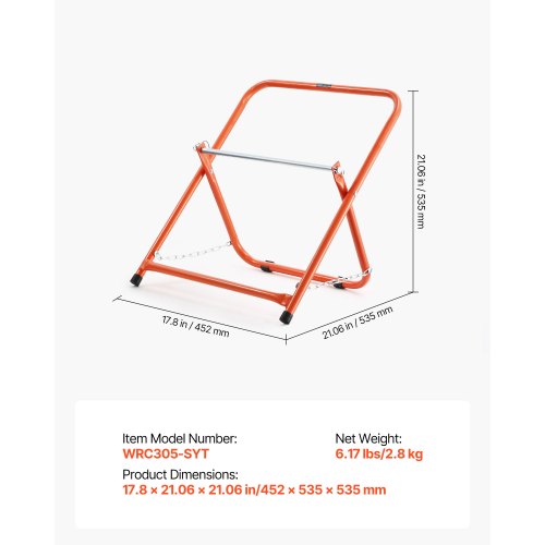 Hopfällbar trådrullställ Kraftig kabelhållare Elektrisk Industri