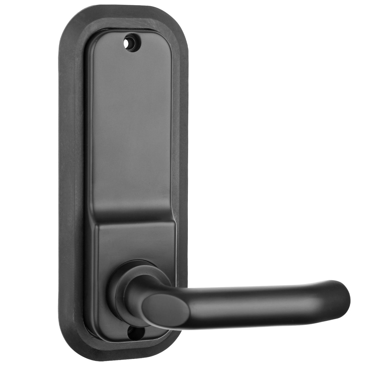 Mechanical Keyless Entry Door Lock, 14-Digit Keypad, Built-in Outdoor Gate Locks with Keypad and Handle, Waterproof Zinc Alloy, Easy to Install, for Garden, Garage, Storage Shed, Yard