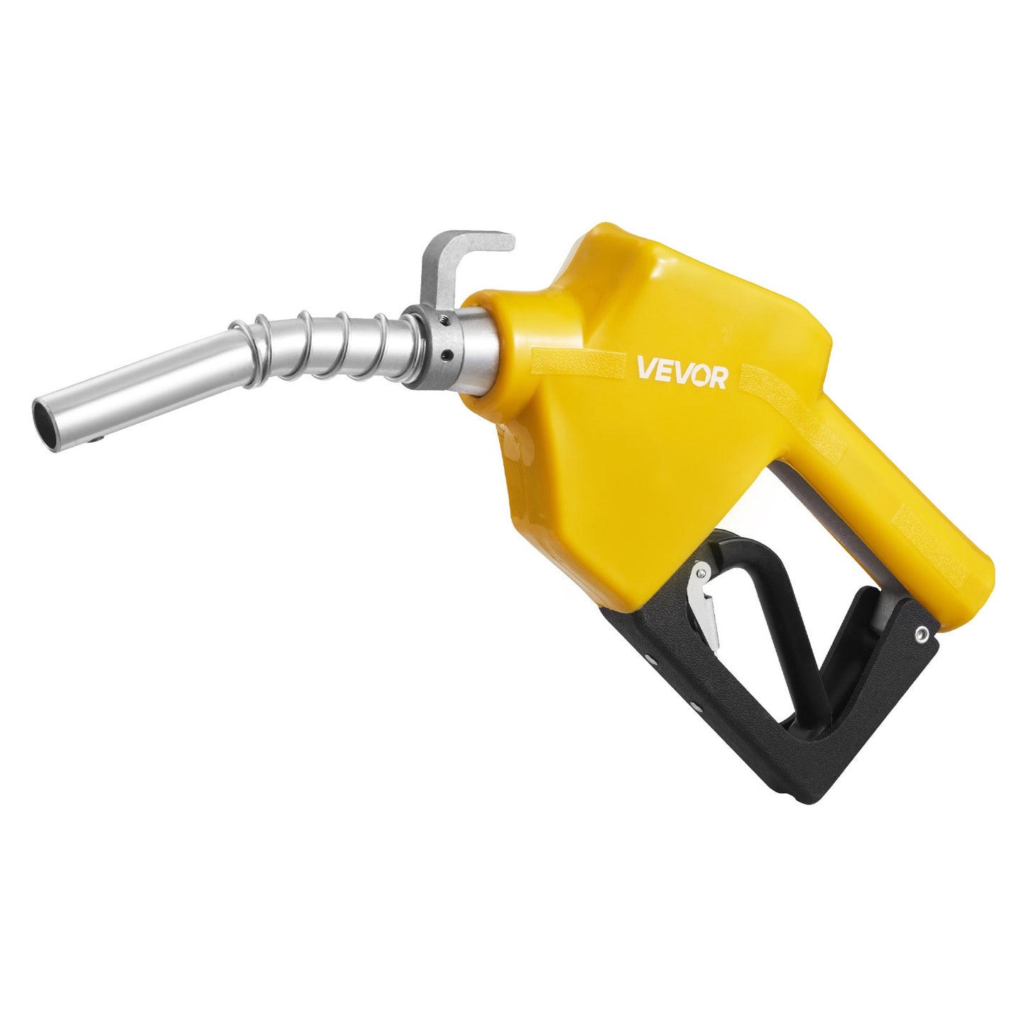 3/4-Inch NPT Automatic Fuel Nozzle, Max Flow Rate 11.8 GPM, Auto Shut Off Diesel Gas Pump Nozzle with 3-Speed Trigger Lock & 0.78 in (OD=20 mm) Spout for Gasoline, Diesel, Kerosene, Yellow