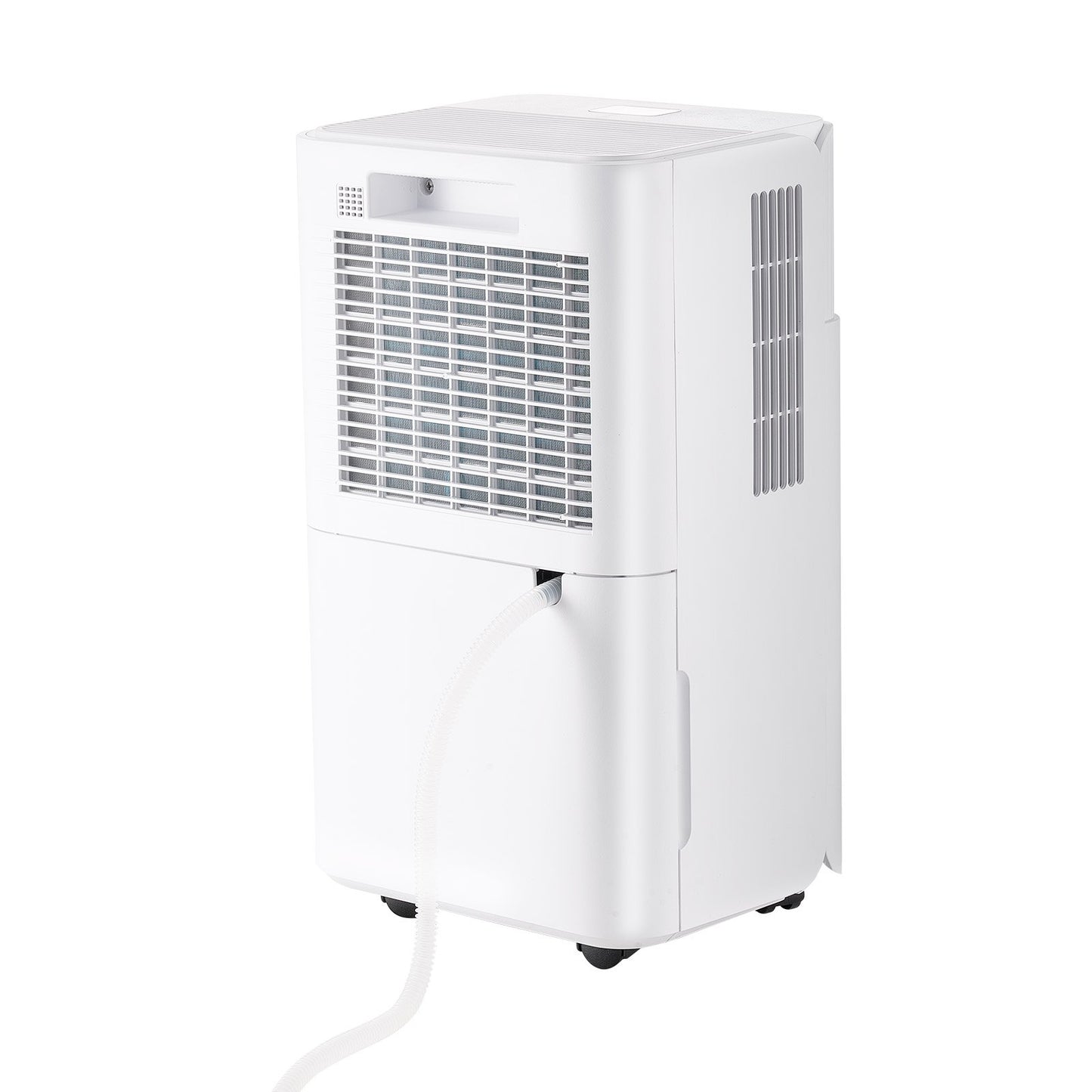 30 Pints Dehumidifier for Home & Basement, Drain Hose for Commercial & Industrial Use, Smart Humidity Control, Low Noise for Large Rooms, Warehouses, Bedrooms & Storage, Large Coverage,White